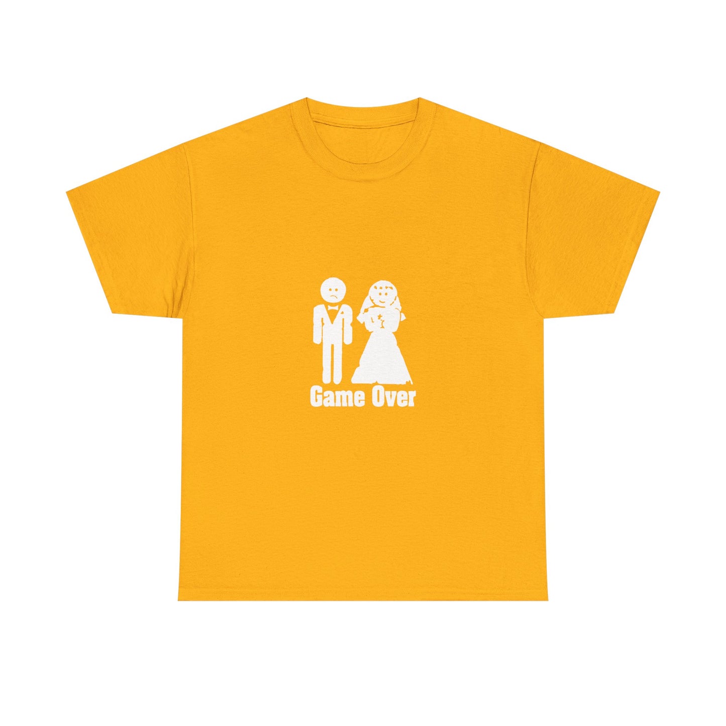 Game Over Wedding T-Shirt | Funny Bride & Groom Tee | Perfect for Couples, Engagement Party, Wedding Gifts, Anniversary