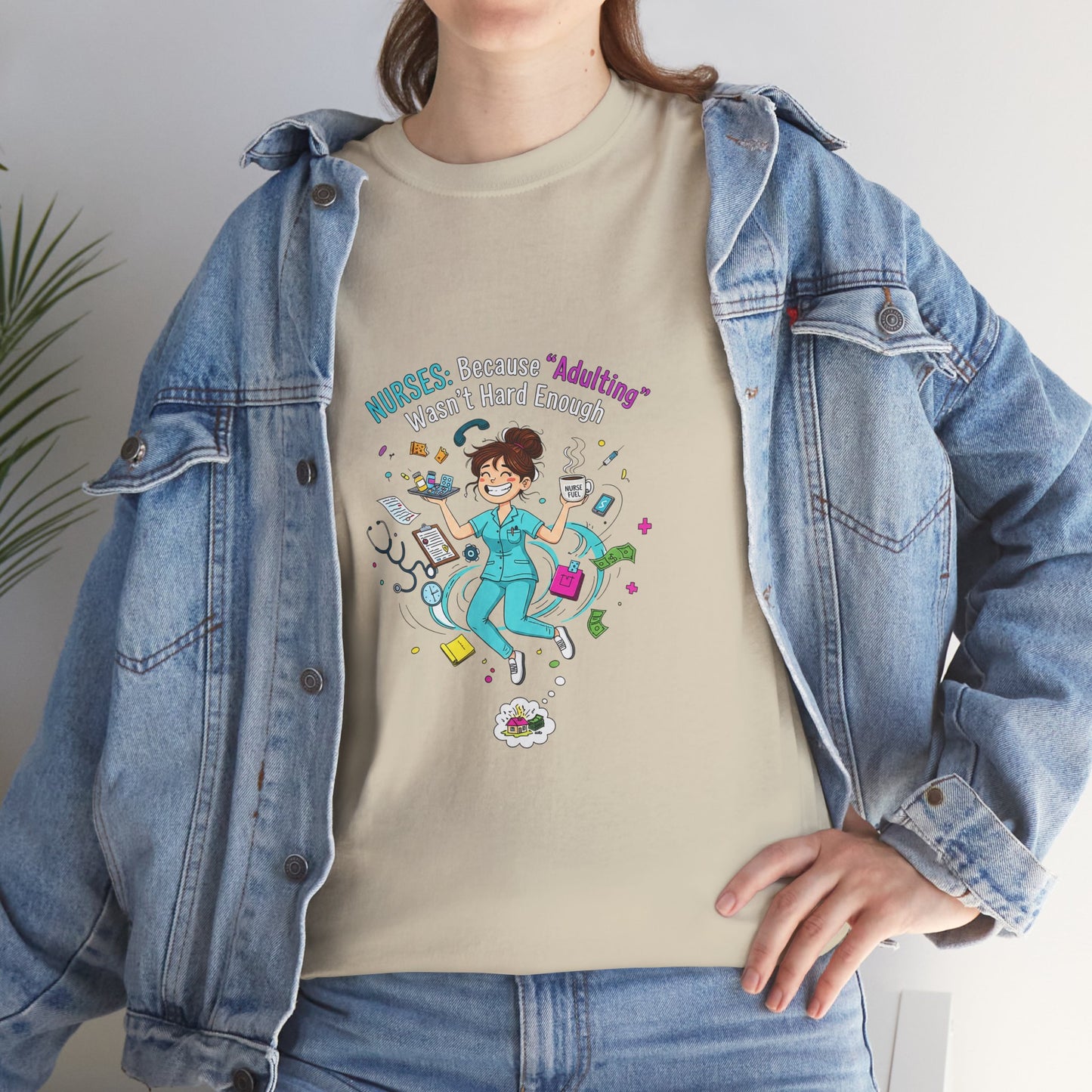 Fun Adventure T-Shirt, Unisex Heavy Cotton Tee for Outdoor Lovers, Gift for Travelers, Casual Wear, Adventure Seekers