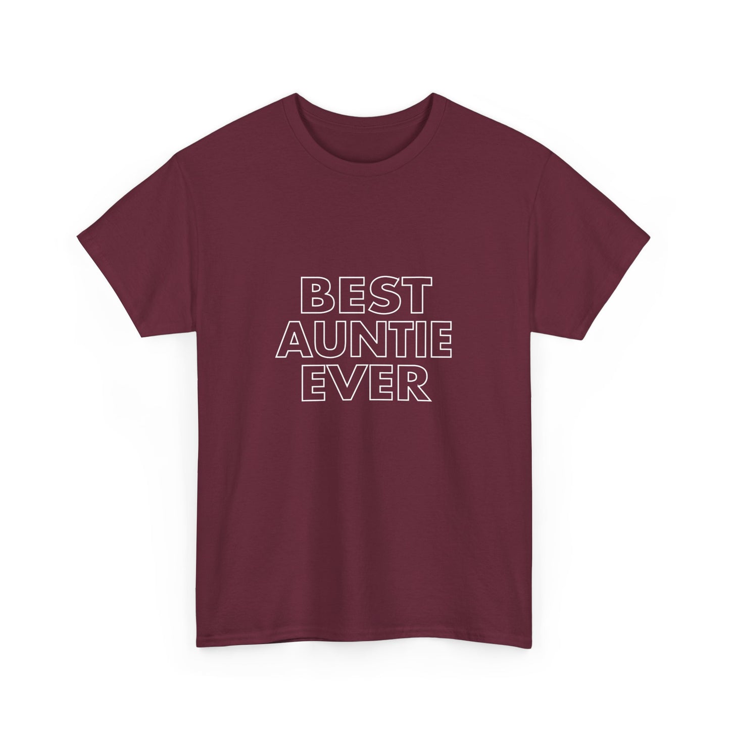 Best Auntie Ever Unisex Cotton Tee, Gift for Aunt, Cute Aunt Shirt, Mother's Day Gift, Family Tee, Everyday Casual Wear