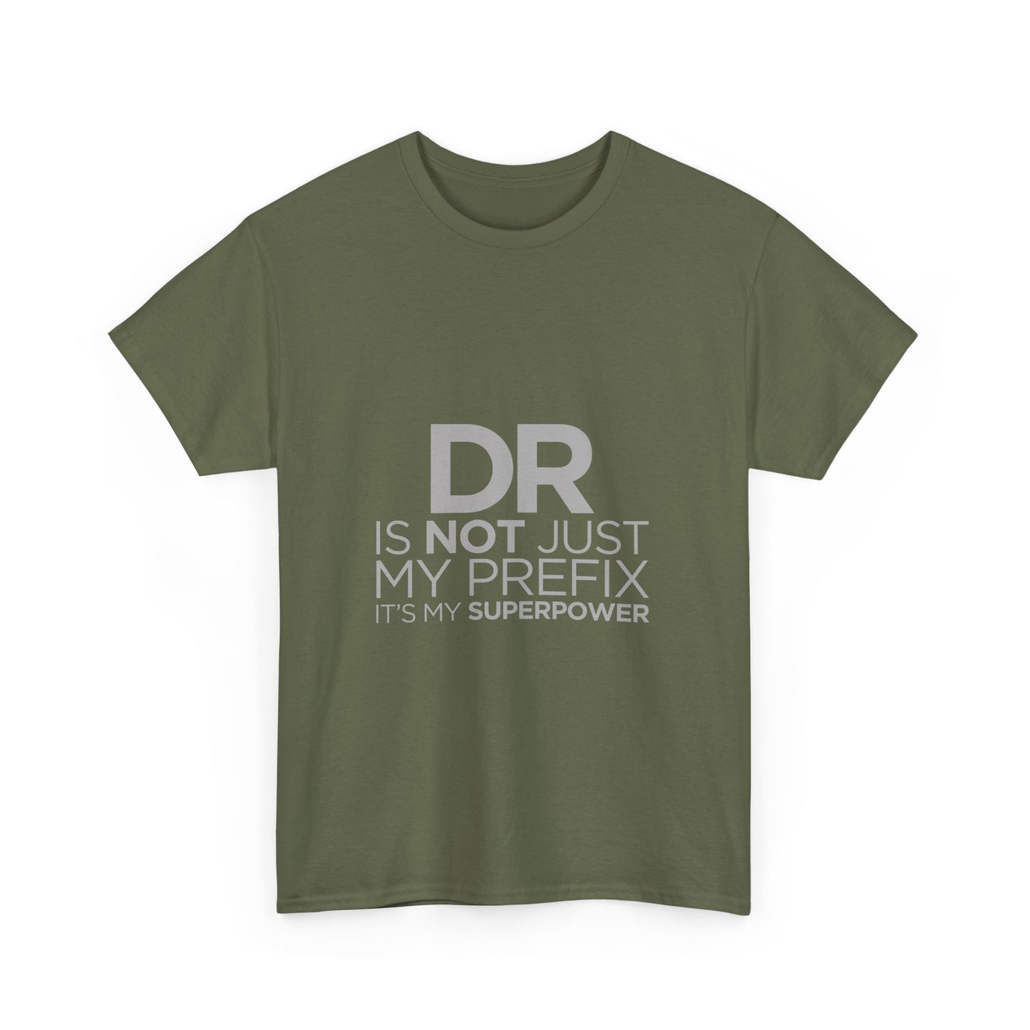 Doctor Superpower Tee | Unisex Heavy Cotton Shirt for Medical Professionals, Graduation Gift, Doctor Appreciation, Funny Gift