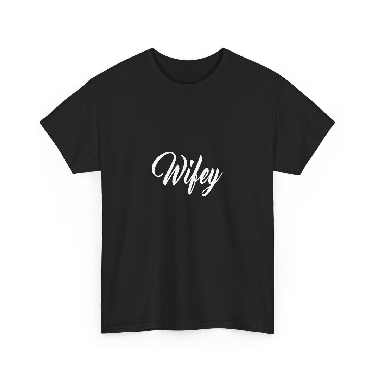 Wifey Unisex Cotton Tee - Cute Girlfriend Gift, Casual Fashion, Valentine's Day, Engagement, Wedding Party Tee