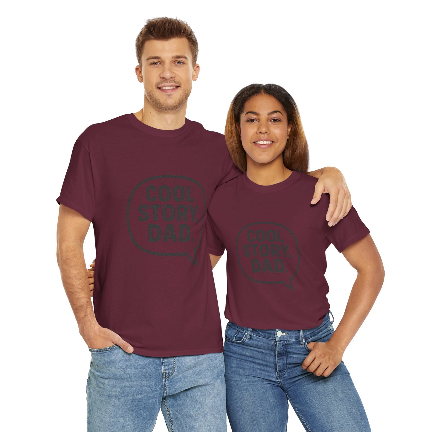 Cool Story Dad Tee | Father's Day Gift, Dad Humor Shirt, Unisex Statement Tee, Casual Gift for Him, Funny Graphic Tee