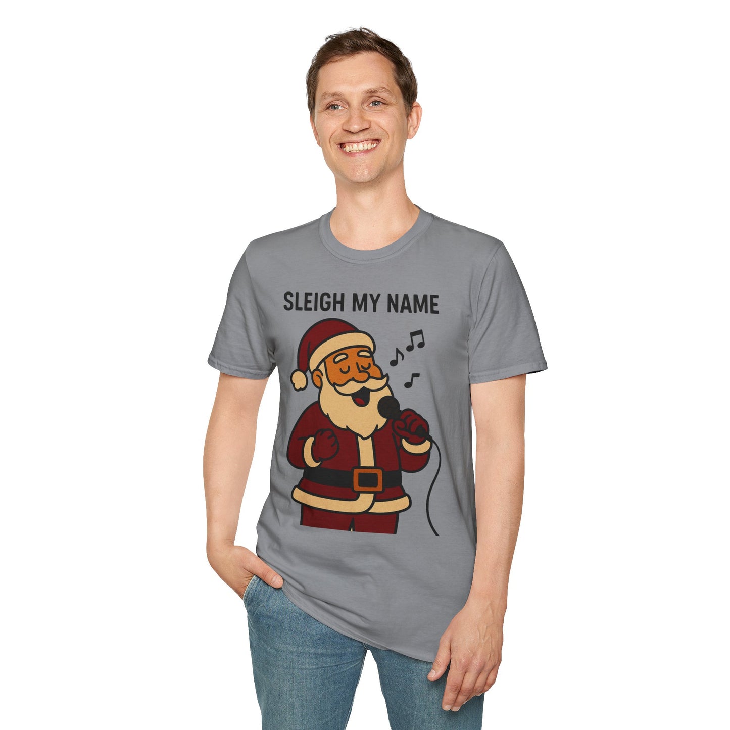 Santa Sleigh My Name Unisex T-Shirt