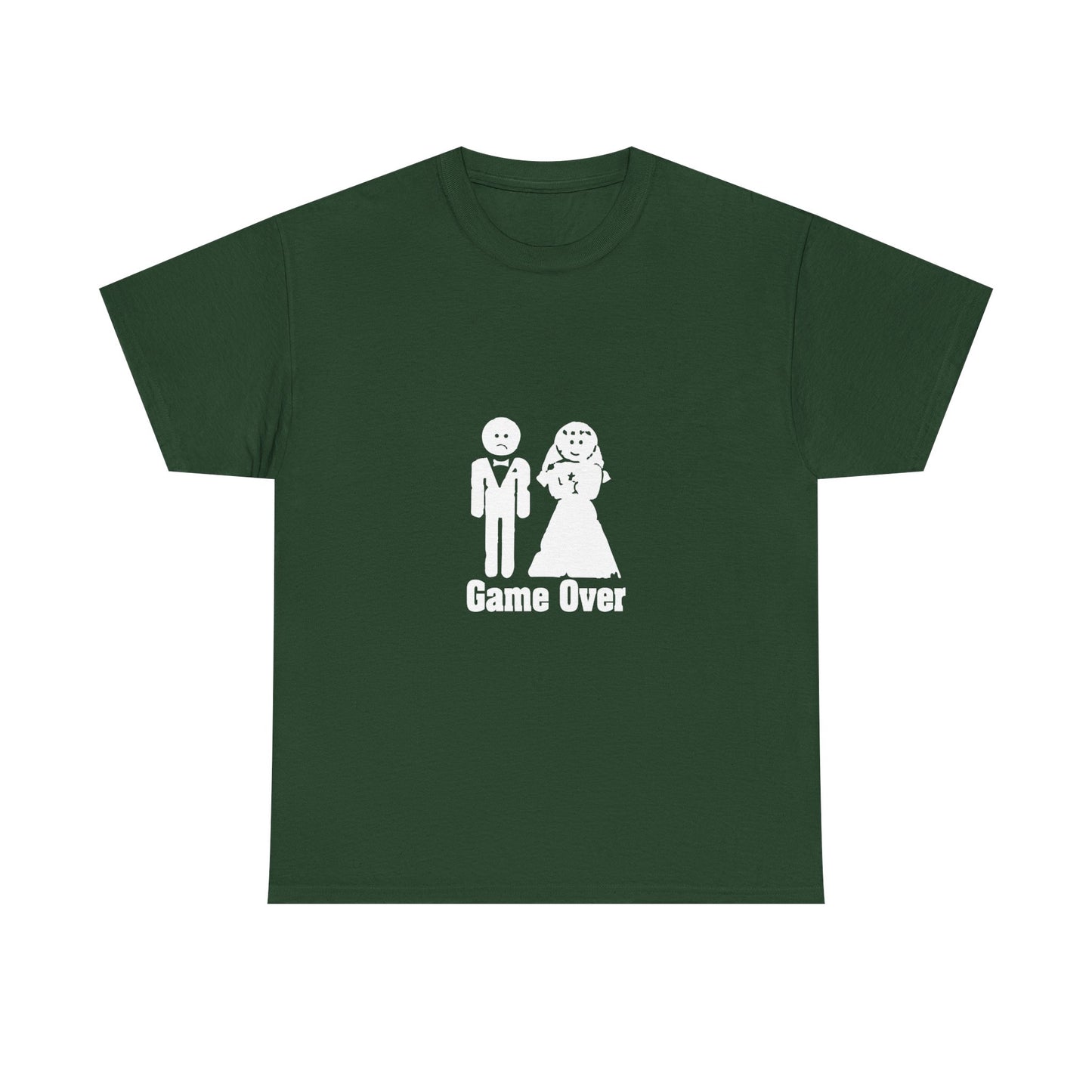 Game Over Wedding T-Shirt | Funny Bride & Groom Tee | Perfect for Couples, Engagement Party, Wedding Gifts, Anniversary