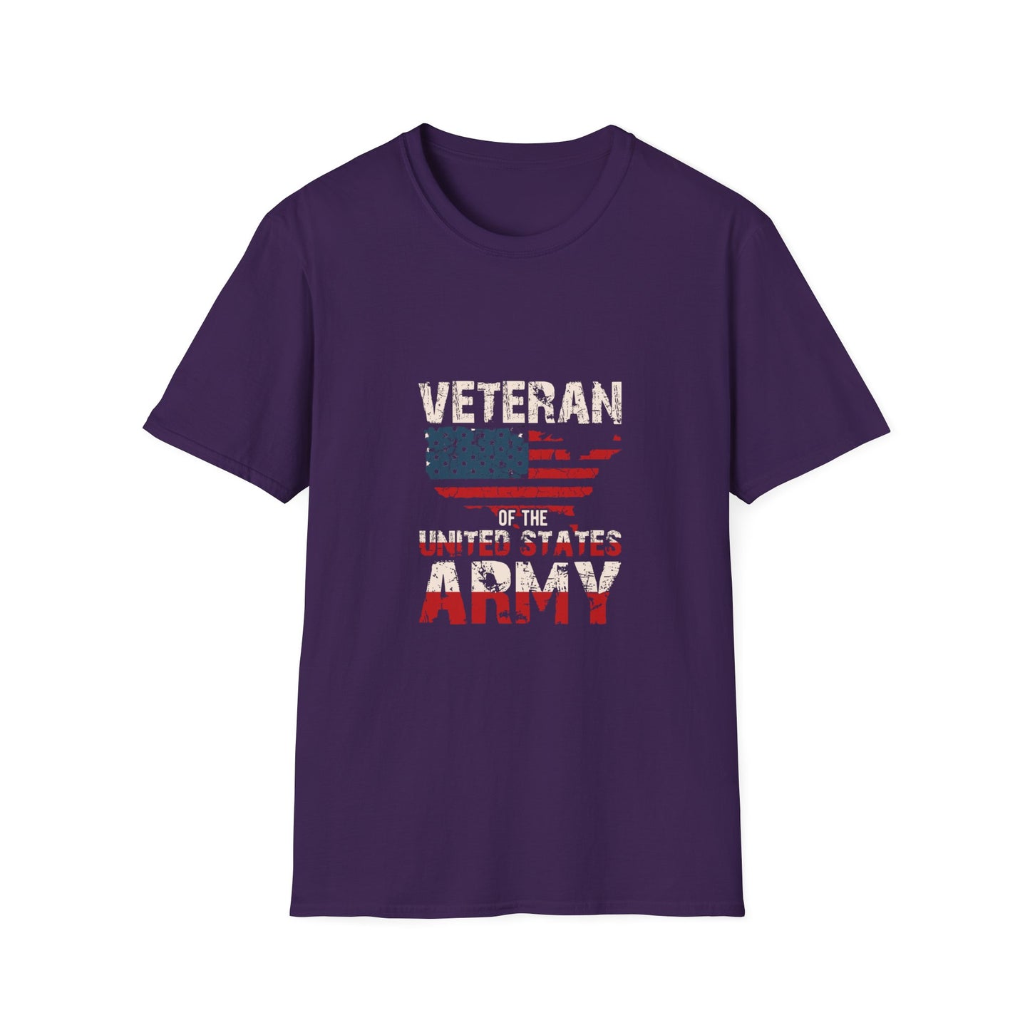 Patriotic Veteran T-Shirt for Proud Army Supporters, Military Appreciation Gift, Unisex Softstyle Tee, Memorial Day, Fourth of July, [...]