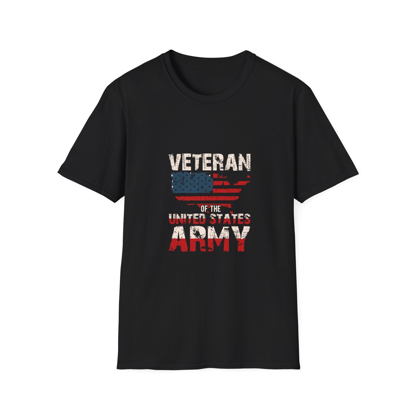 Patriotic Veteran T-Shirt for Proud Army Supporters, Military Appreciation Gift, Unisex Softstyle Tee, Memorial Day, Fourth of July, [...]