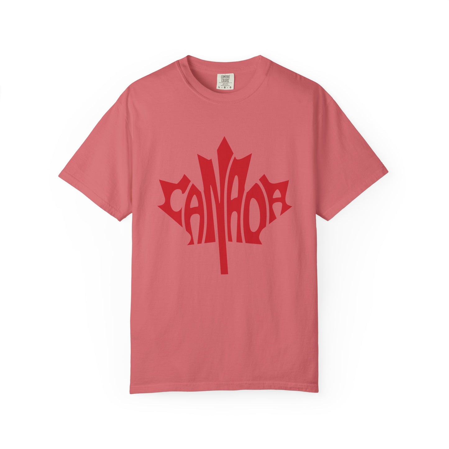 Canada Graphic T-Shirt, Unisex Tee, Garment-Dyed Style, Casual Wear, Summer Essentials, Canadian Pride, Unique Gift Idea