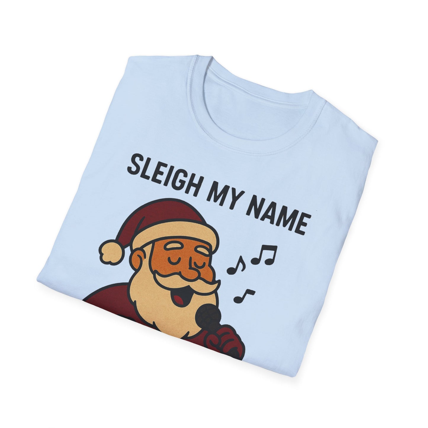 Santa Sleigh My Name Unisex T-Shirt