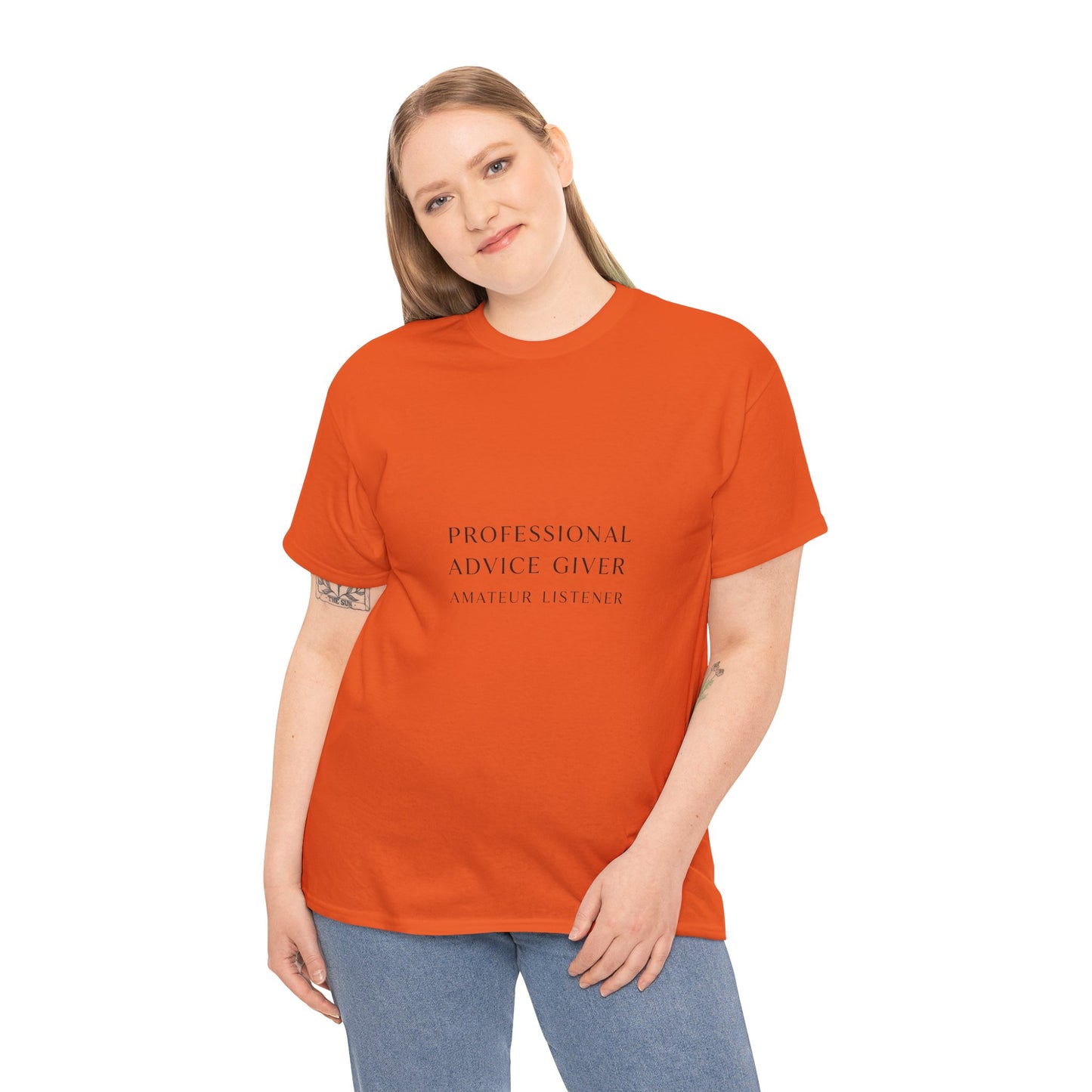 Professional Advice Giver Unisex Heavy Cotton Tee, Gift for Best Friend, Casual Wear, Advice Giver Shirt, Funny Tee, Unique Gift