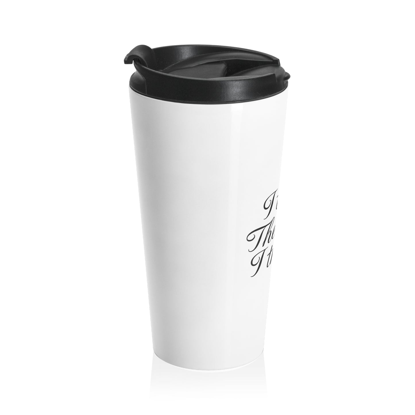 Inspirational Stainless Steel Travel Mug - 'I tithe. Therefore, I thrive.' - Motivational Gift for Coffee Lovers, Travel, Office Use, [...]