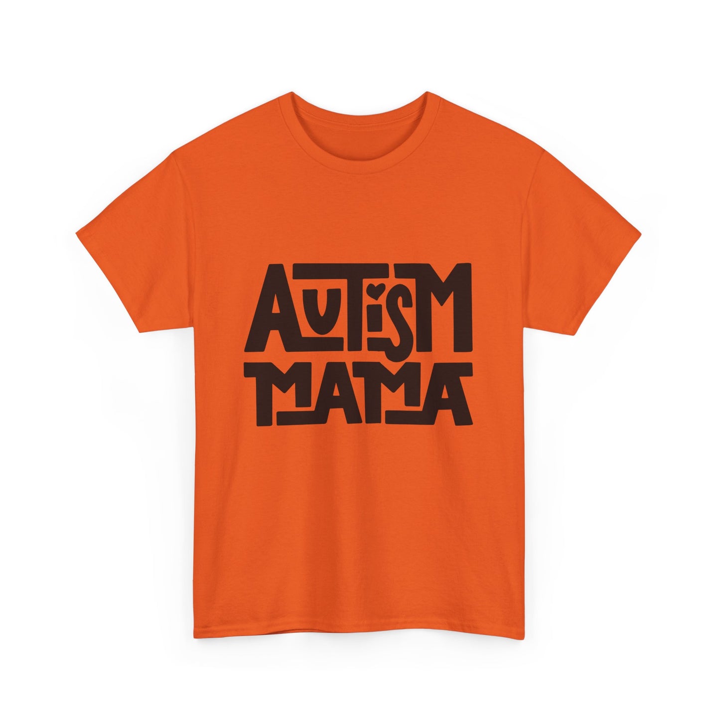 Autism Mama Heavy Cotton Tee | Supportive Unisex Shirt, Meaningful Gift for Autism Awareness, Casual Wear, Everyday Comfort, Gift for Moms