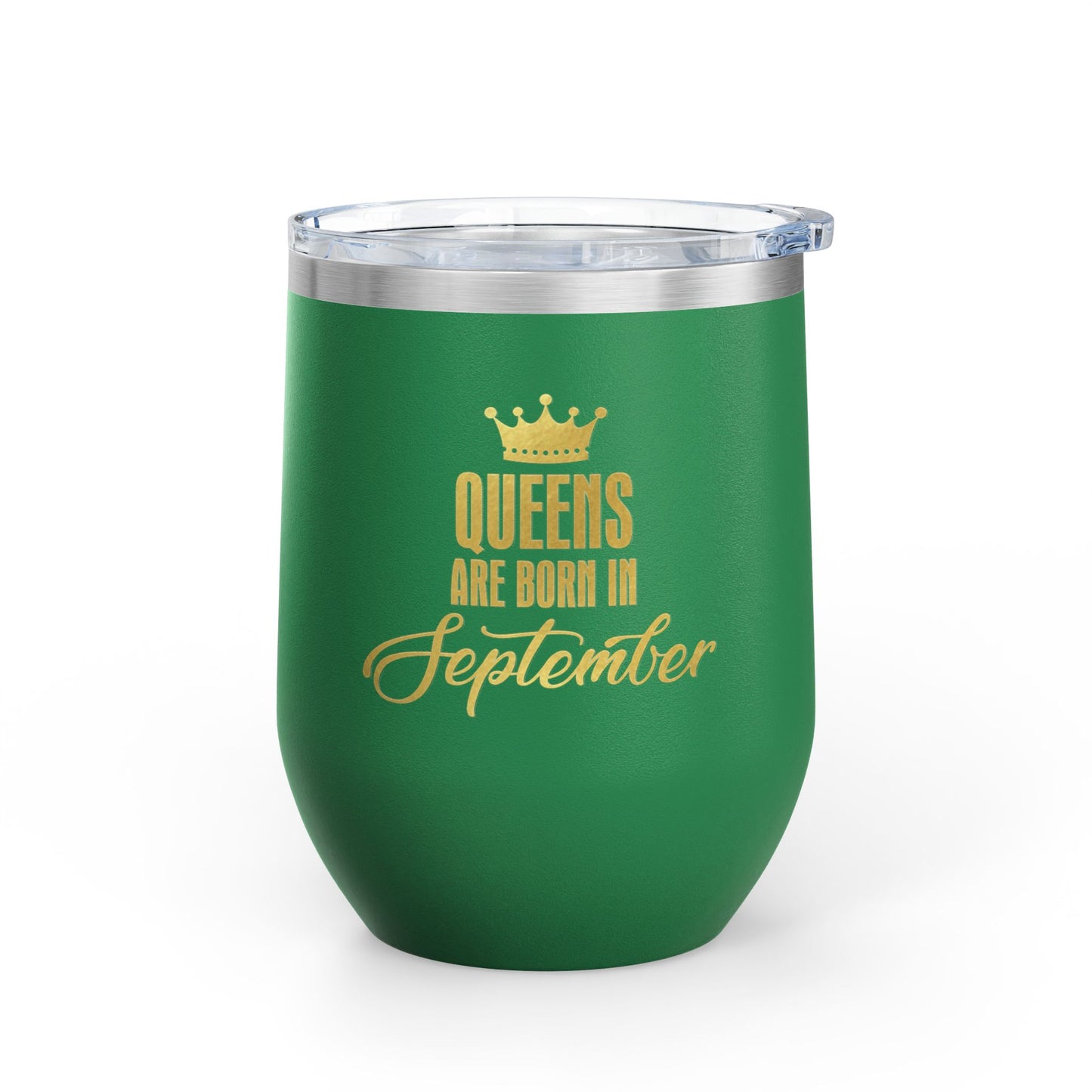 September Queens Wine Tumbler, 12oz | Birthday Gift for Her | Insulated Drinkware | Bachelorette Party Favor | Wine Lover Gift | [...]