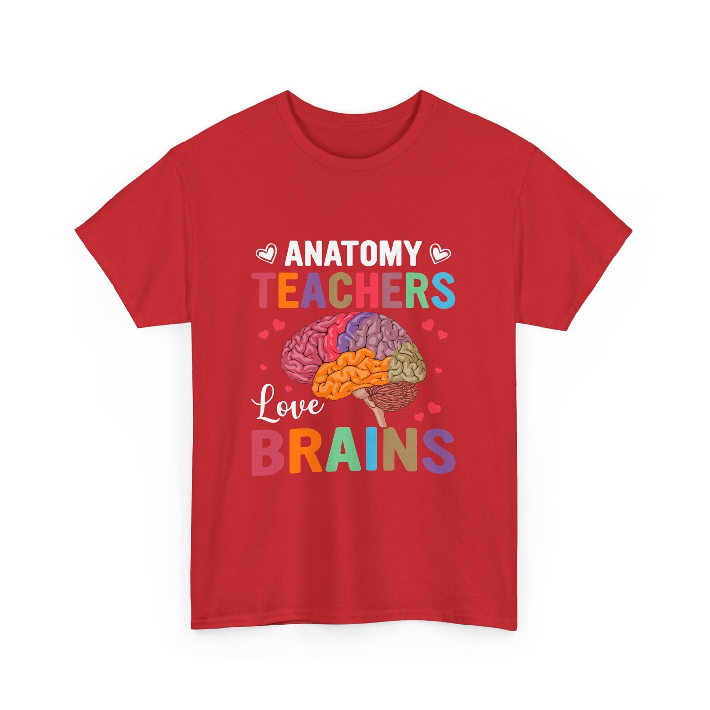 Anatomy Teacher Tee, Unisex Heavy Cotton Shirt, Funny Teacher Gift, Science Teacher Apparel, Classroom Humor Top, Brain Design T-shirt