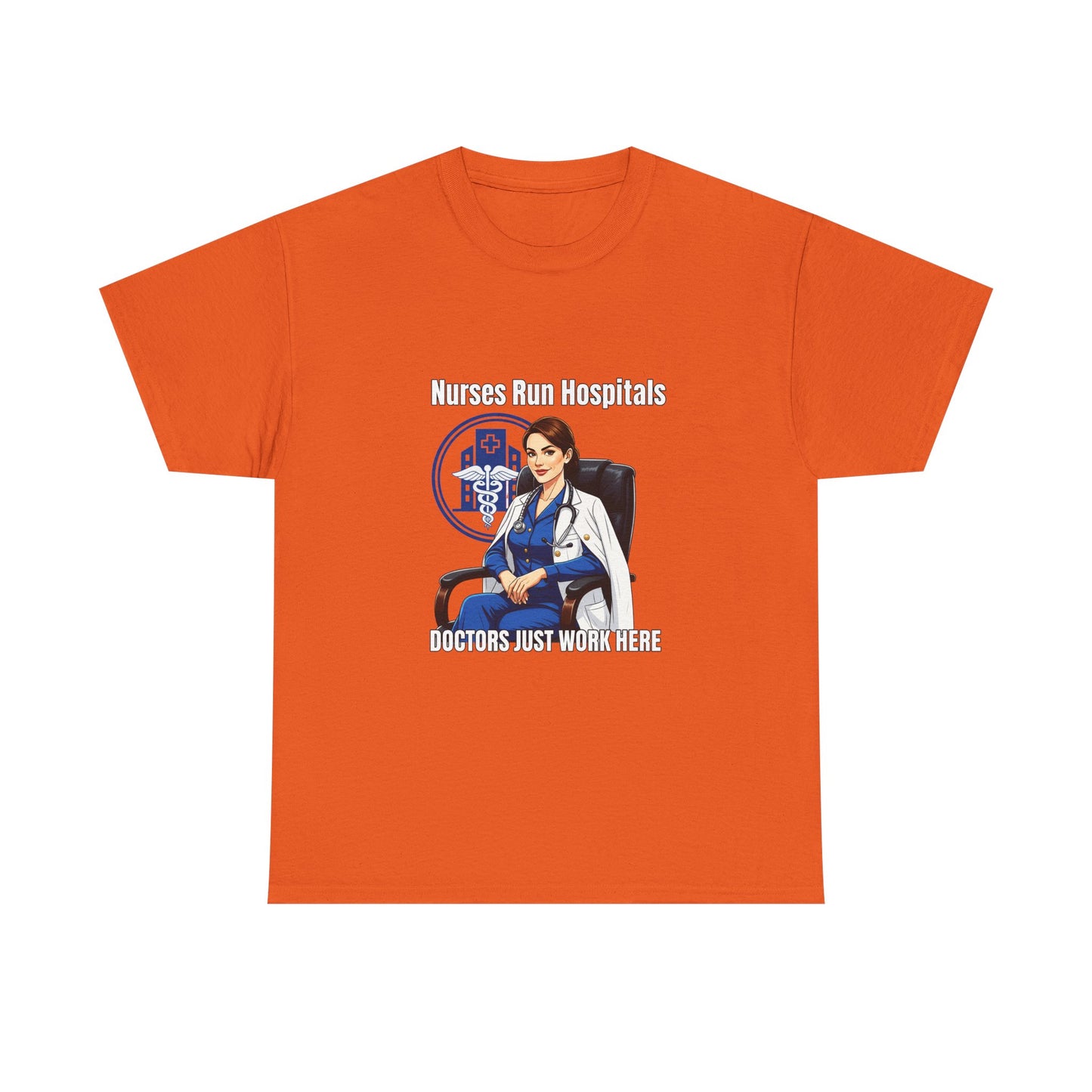 Nurse Appreciation Tee, Unisex Heavy Cotton Tee, Gifts for Nurses, Hospital Staff Shirt, Nurse's Day Celebration Tee, Medical Humor Apparel