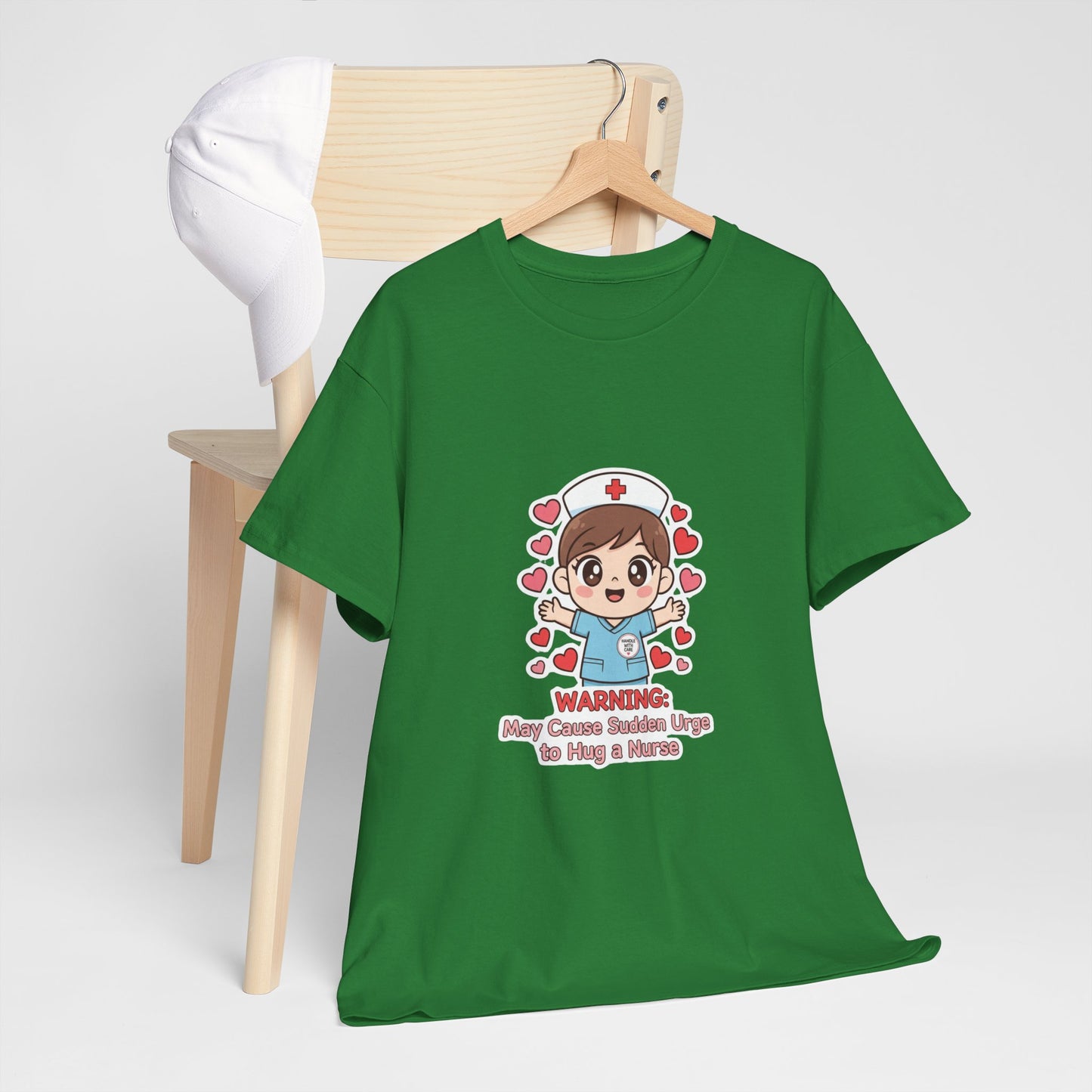 Nurse Humor Tee, Unisex Heavy Cotton Tee for Healthcare Workers, Cute Nurse Shirt, Gift for Nurses, Funny Medical Apparel, Casual T-Shirt