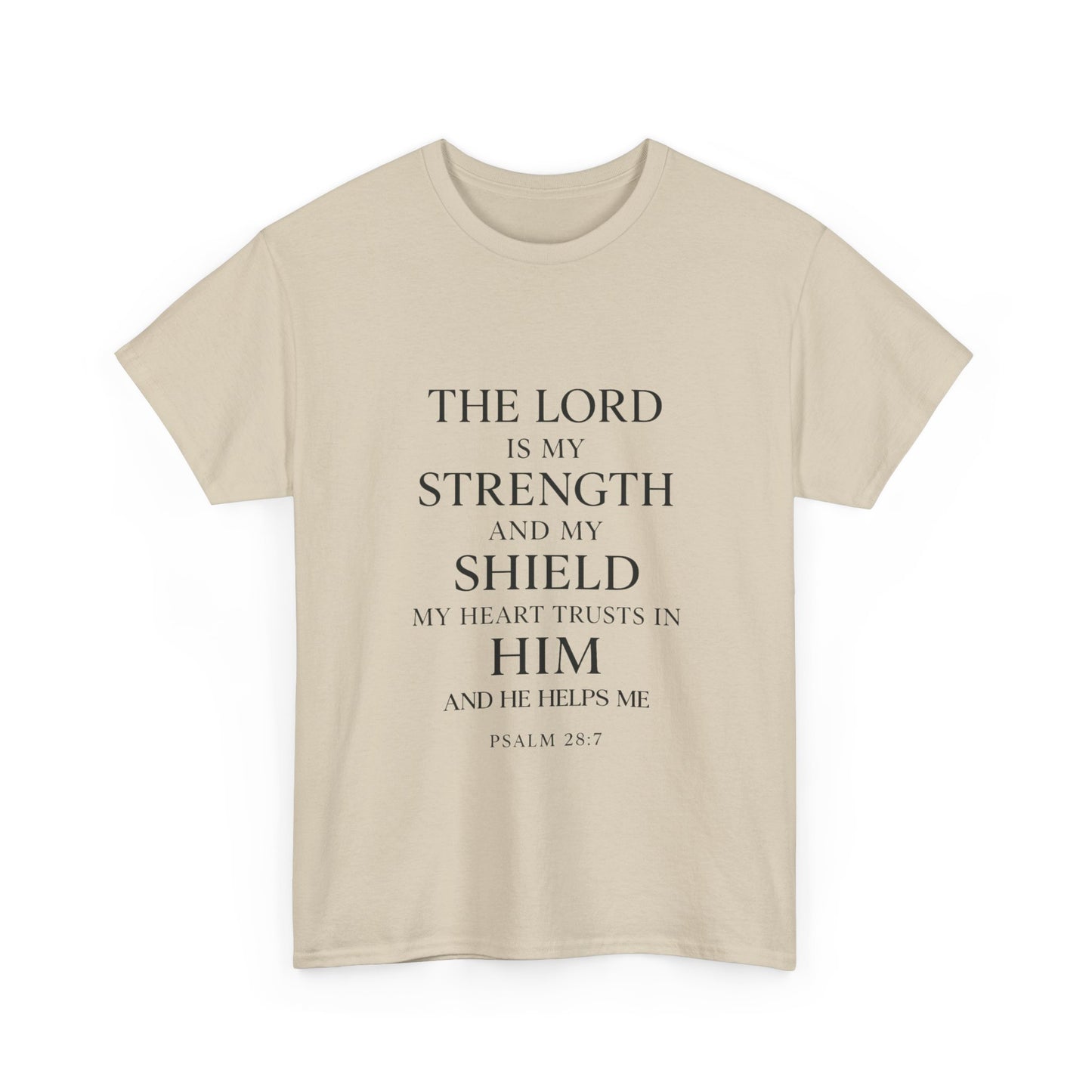 Inspirational Christian Unisex Heavy Cotton Tee | Faith Shirt, Bible Verse Tee, Spiritual Apparel, Everyday Wear, Gift for Believers