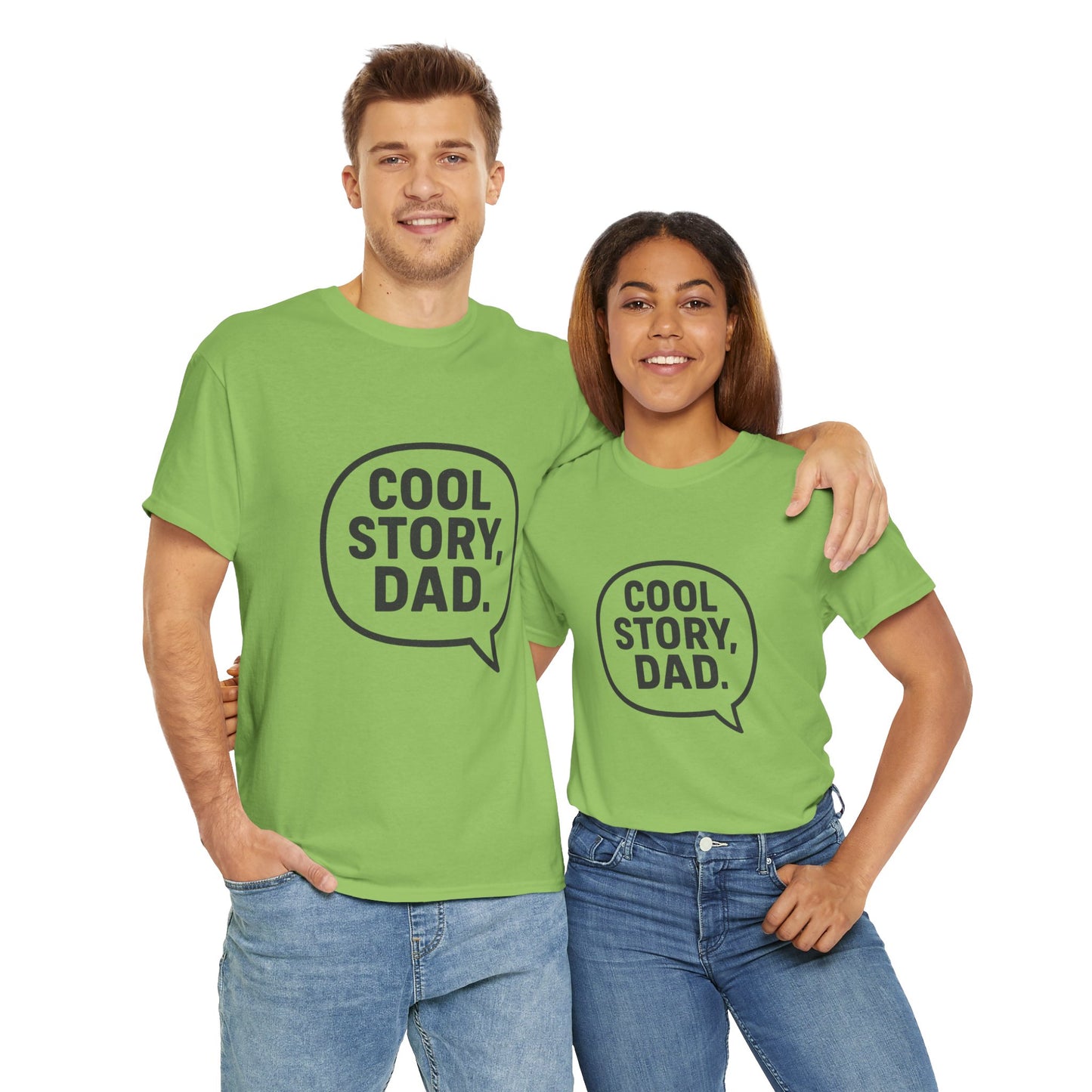 Cool Story Dad Tee | Father's Day Gift, Dad Humor Shirt, Unisex Statement Tee, Casual Gift for Him, Funny Graphic Tee