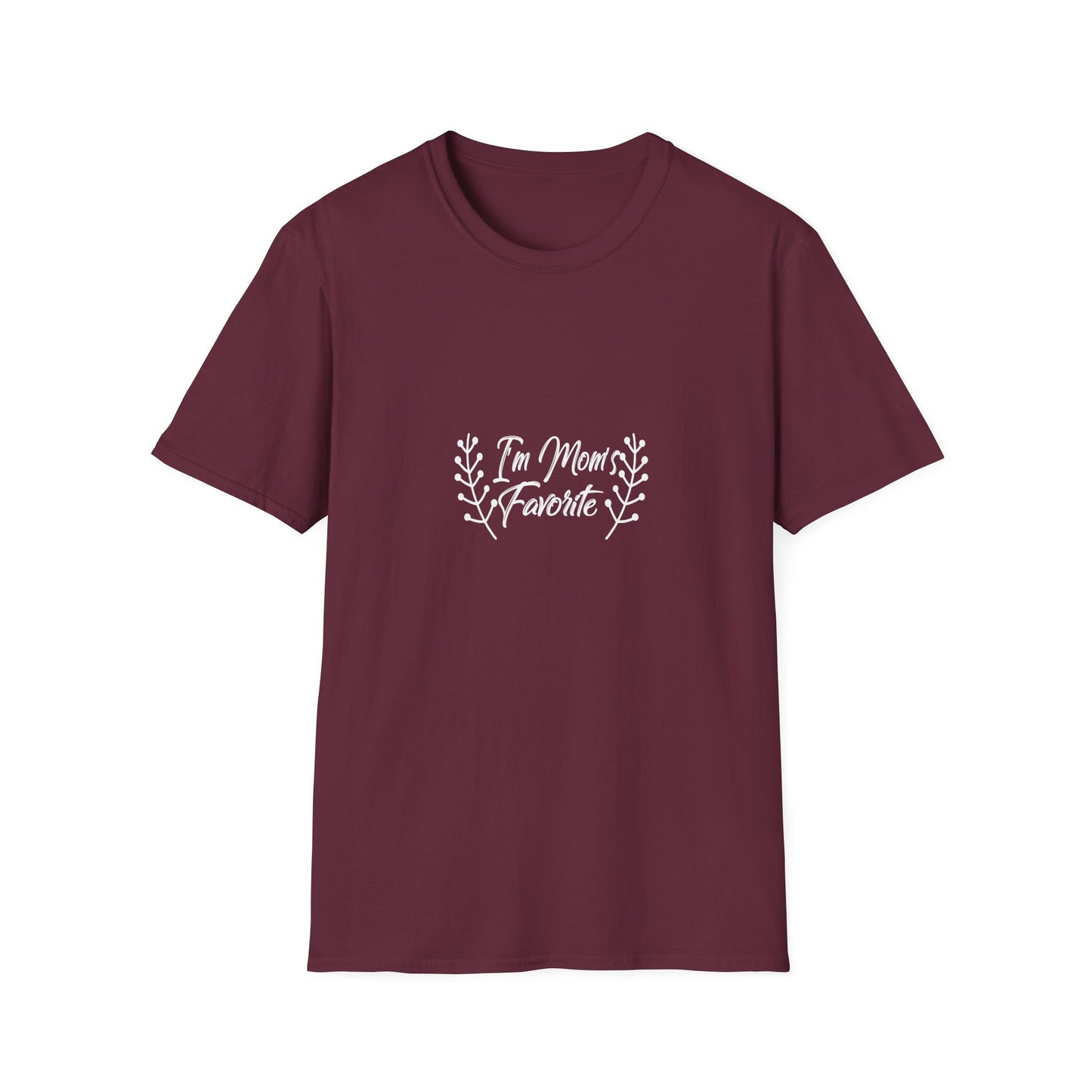 I'm Mom's Favorite T-Shirt, Unisex Tee, Gift for Moms, Casual Wear, Family Reunion, Birthday Gift, Funny Mom Shirt