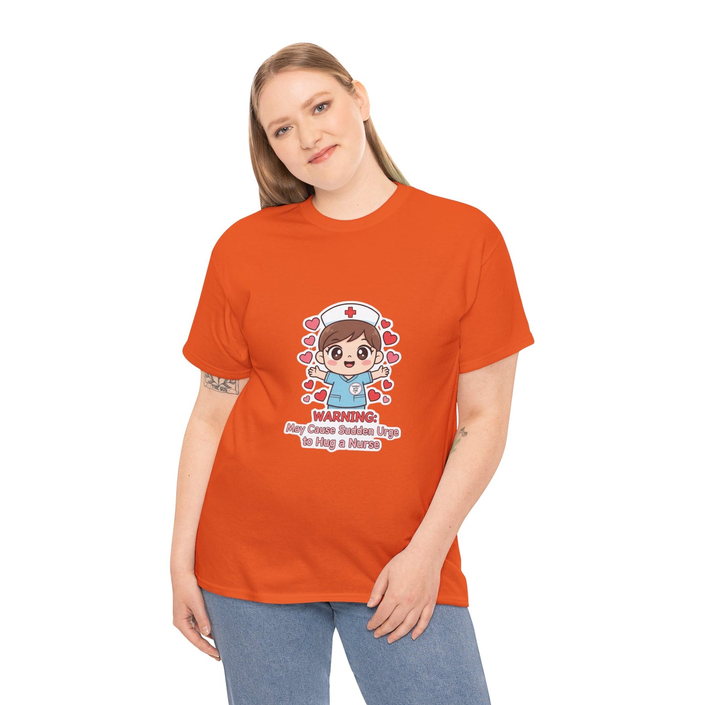 Nurse Humor Tee, Unisex Heavy Cotton Tee for Healthcare Workers, Cute Nurse Shirt, Gift for Nurses, Funny Medical Apparel, Casual T-Shirt