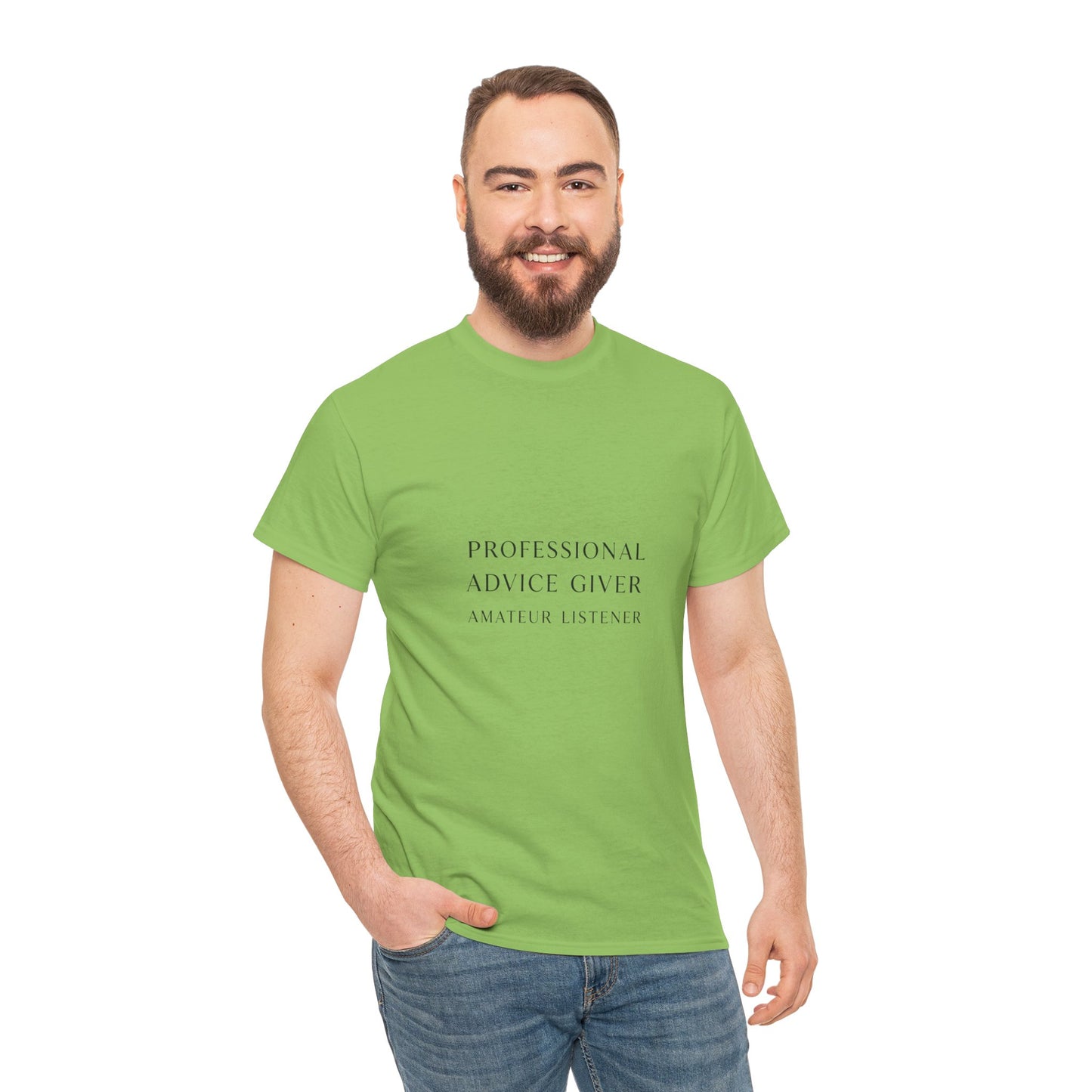 Professional Advice Giver Unisex Heavy Cotton Tee, Gift for Best Friend, Casual Wear, Advice Giver Shirt, Funny Tee, Unique Gift