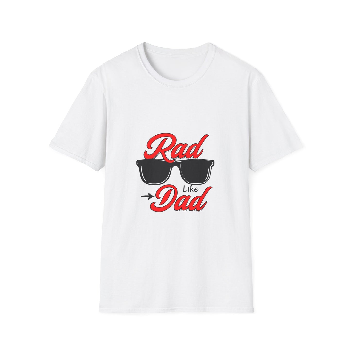 Rad Like Dad Unisex Softstyle T-Shirt, Father's Day Gift, Casual Wear, Gift for Dad, Trendy T-Shirt, Summer Fashion