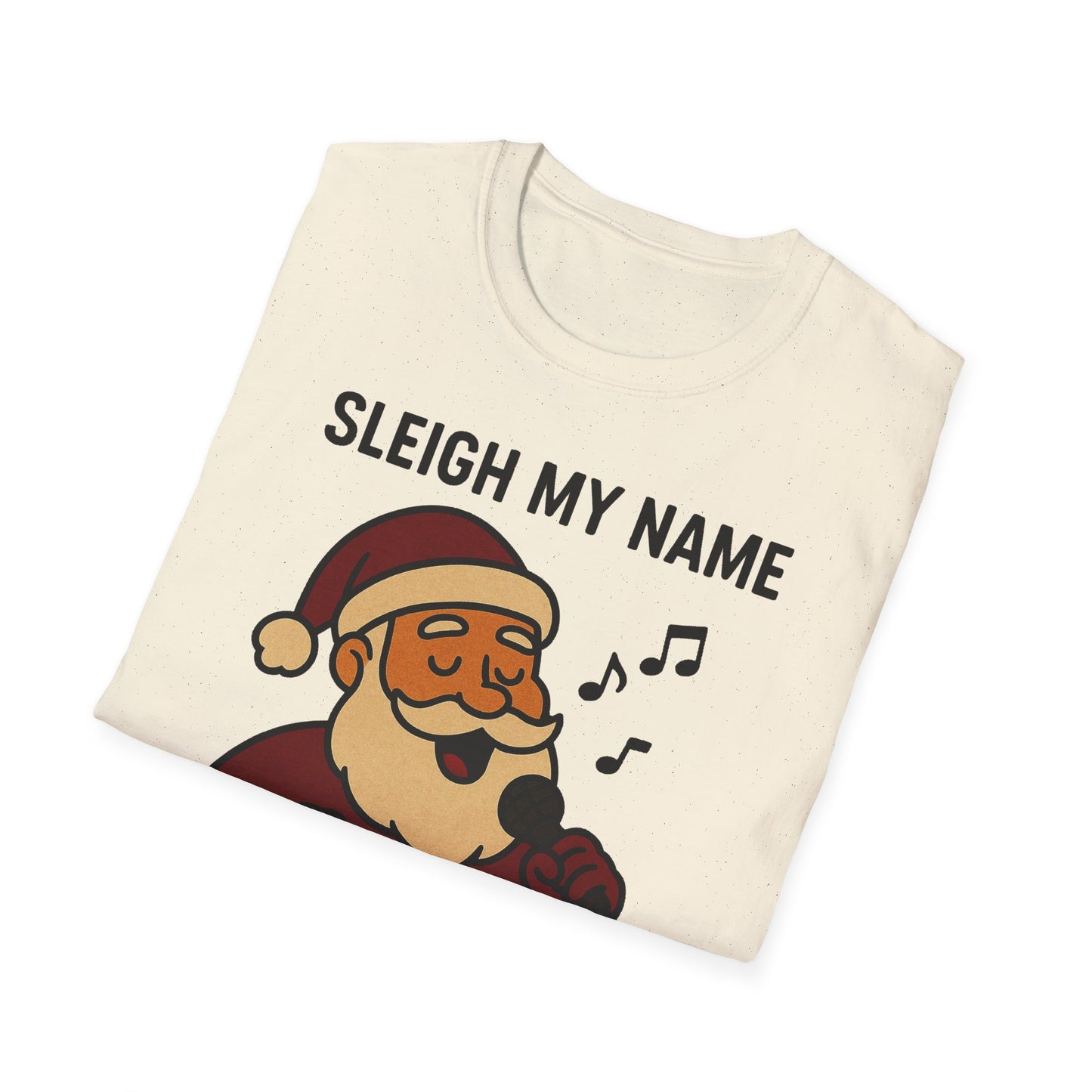 Santa Sleigh My Name Unisex T-Shirt