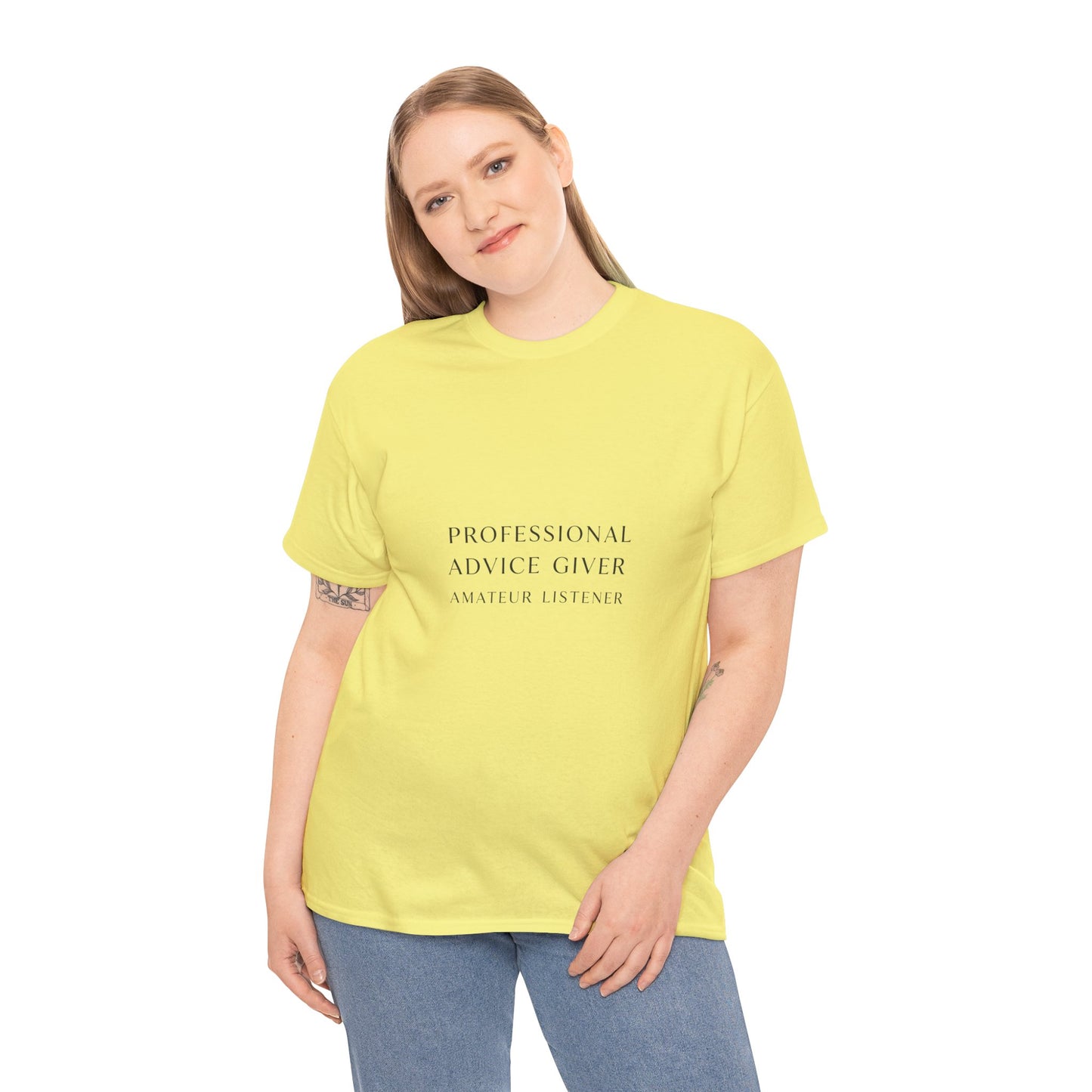 Professional Advice Giver Unisex Heavy Cotton Tee, Gift for Best Friend, Casual Wear, Advice Giver Shirt, Funny Tee, Unique Gift