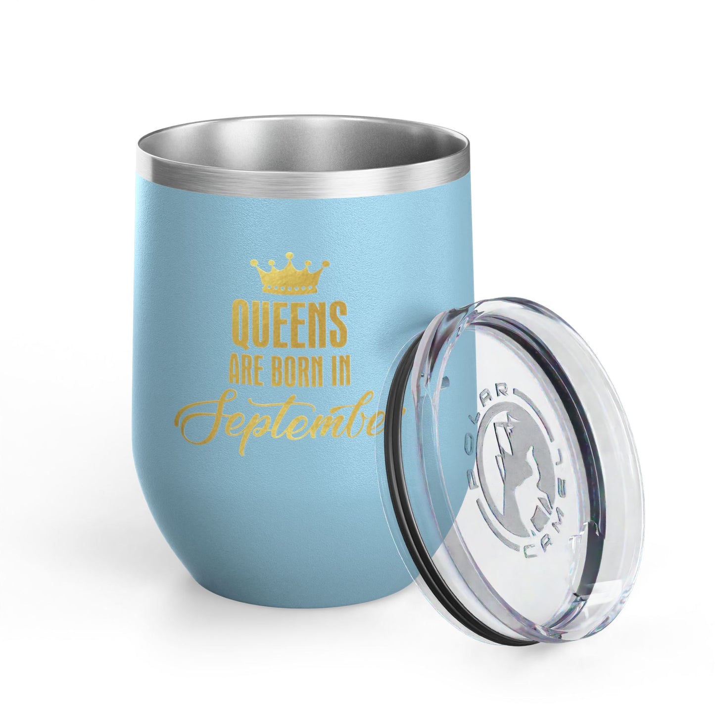 September Queens Wine Tumbler, 12oz | Birthday Gift for Her | Insulated Drinkware | Bachelorette Party Favor | Wine Lover Gift | [...]