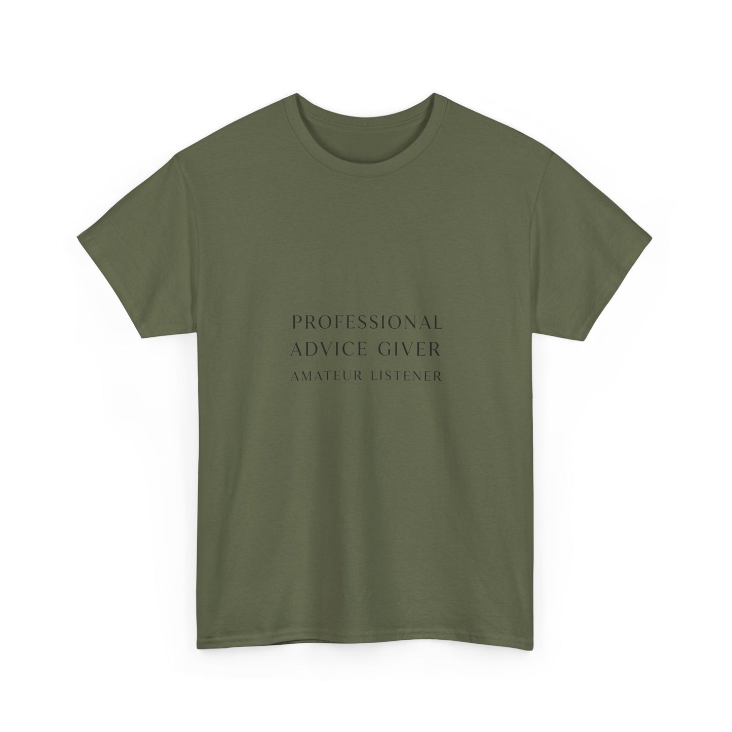 Professional Advice Giver Unisex Heavy Cotton Tee, Gift for Best Friend, Casual Wear, Advice Giver Shirt, Funny Tee, Unique Gift