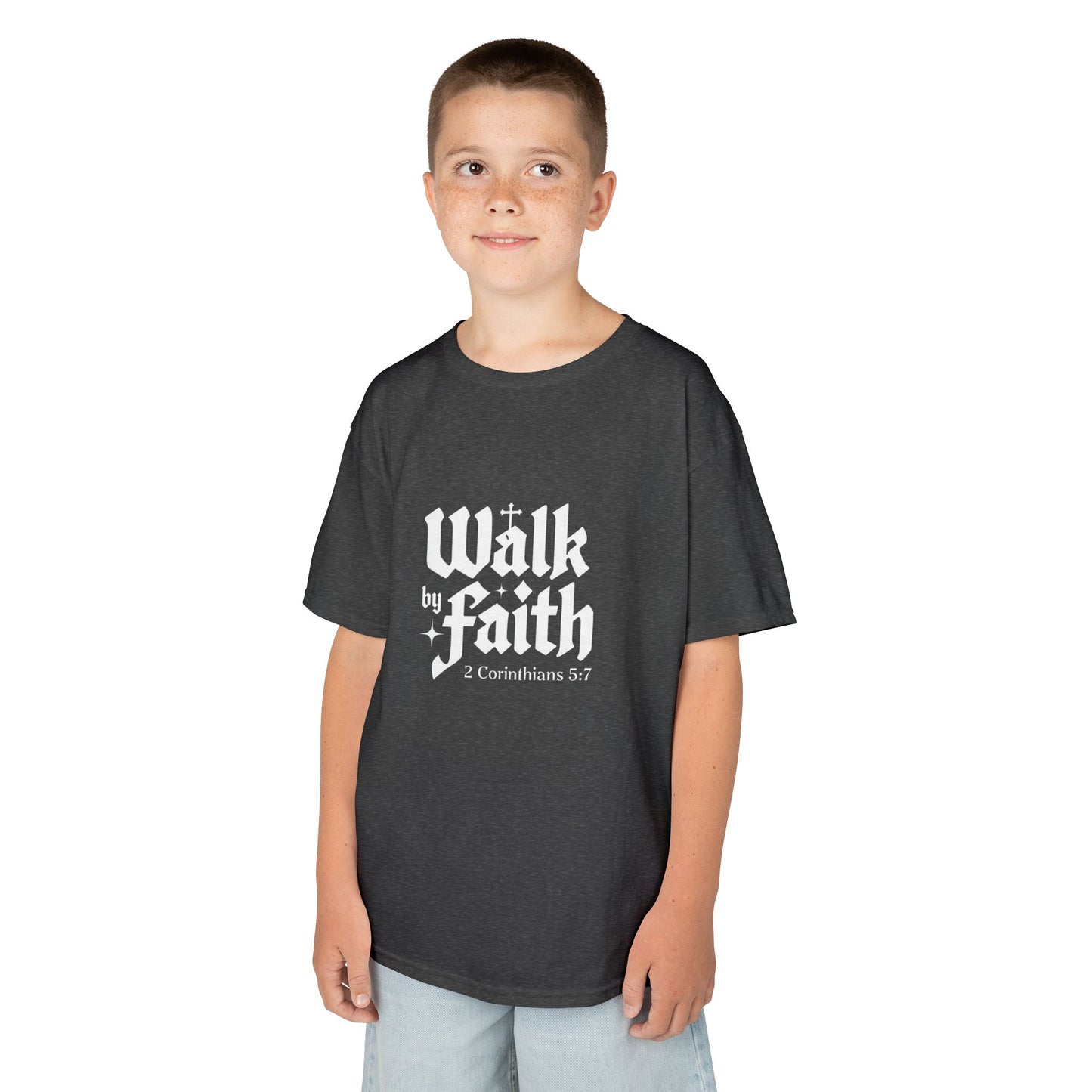 Kids Faith-Inspired Tee, Inspirational Kids Shirt, Religious T-Shirt for Kids, Christian Youth Apparel, Biblical Quote Tee