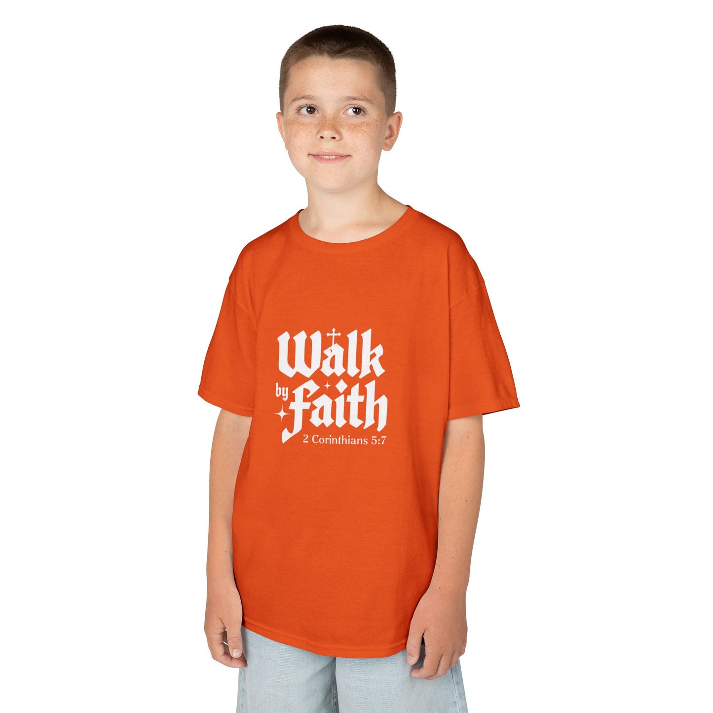 Kids Faith-Inspired Tee, Inspirational Kids Shirt, Religious T-Shirt for Kids, Christian Youth Apparel, Biblical Quote Tee