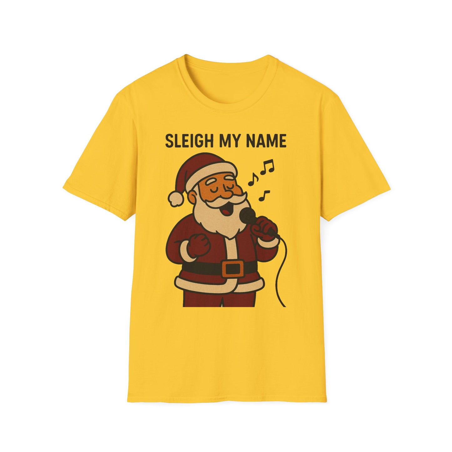 Santa Sleigh My Name Unisex T-Shirt