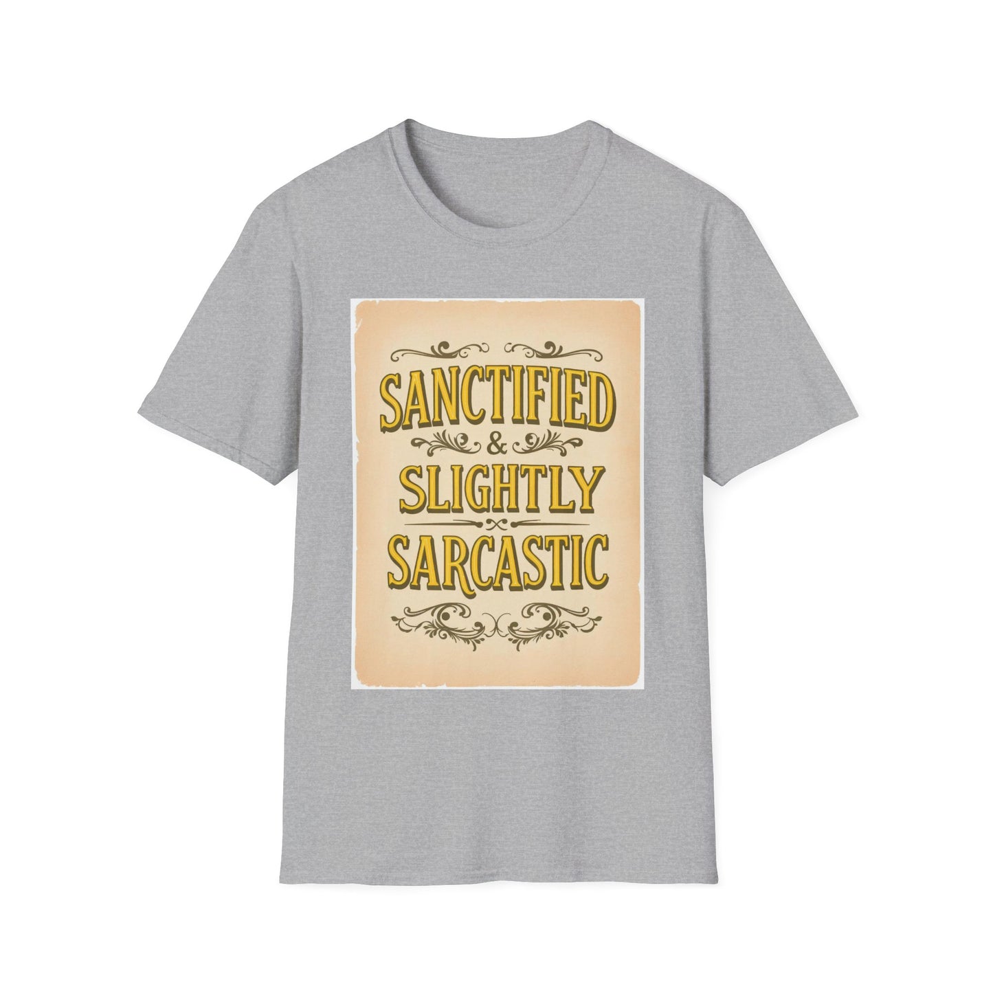 Sanctified & Slightly Sarcastic Unisex T-Shirt | Funny Graphic Tee for Everyday Wear, Gift for Friends, Humor Shirt, Casual Outfit, [...]