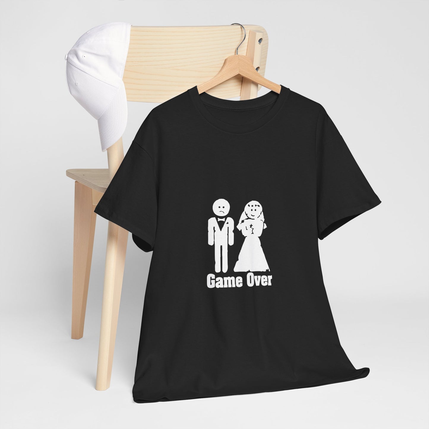 Game Over Wedding T-Shirt | Funny Bride & Groom Tee | Perfect for Couples, Engagement Party, Wedding Gifts, Anniversary