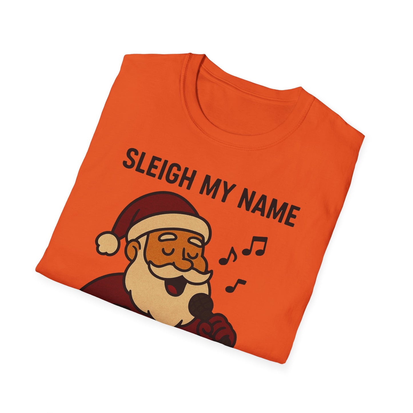 Santa Sleigh My Name Unisex T-Shirt
