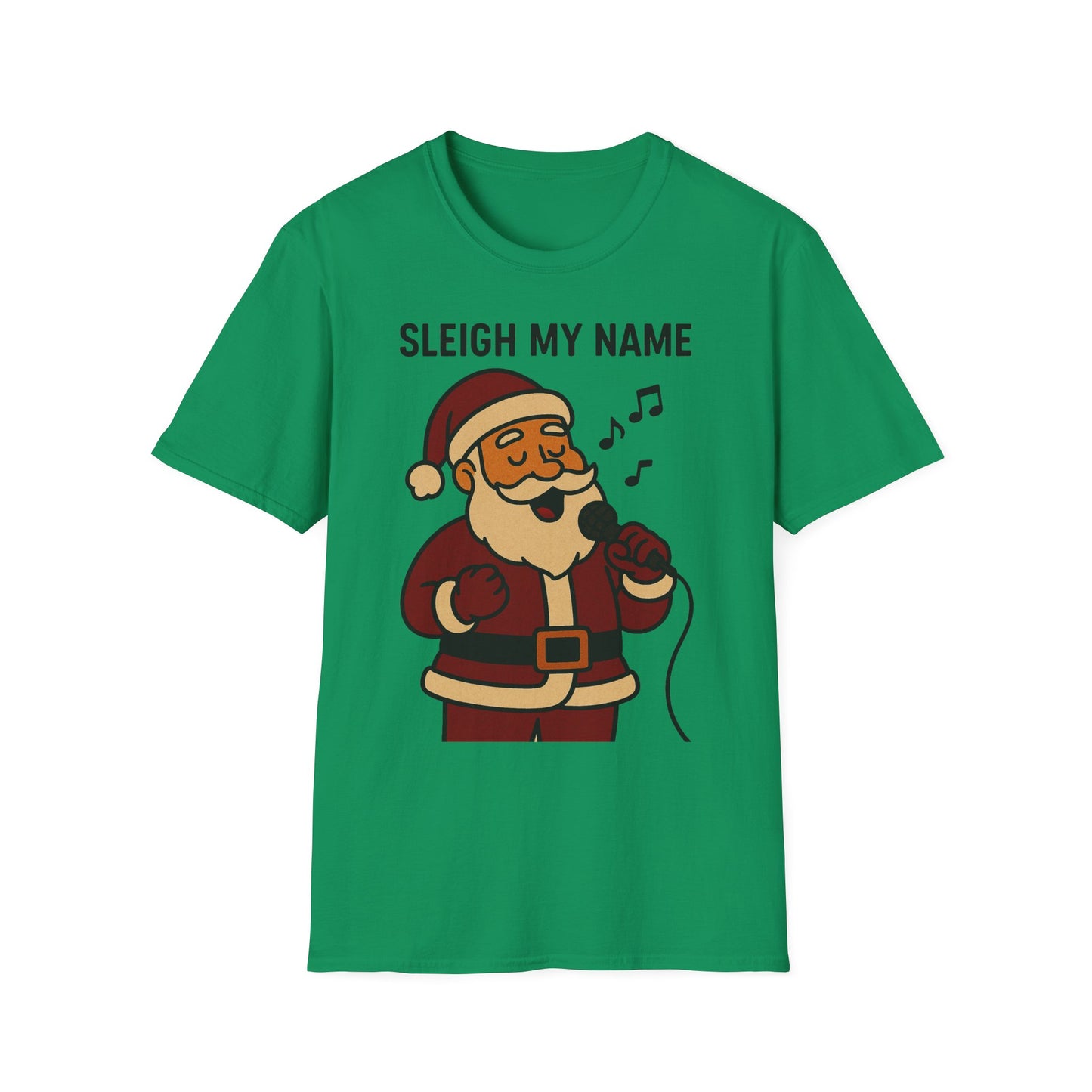 Santa Sleigh My Name Unisex T-Shirt