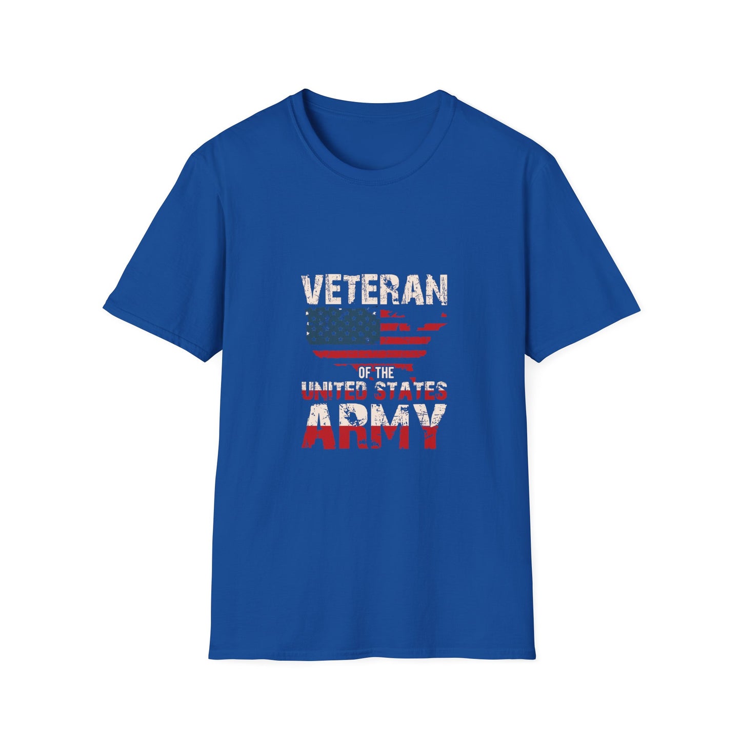 Patriotic Veteran T-Shirt for Proud Army Supporters, Military Appreciation Gift, Unisex Softstyle Tee, Memorial Day, Fourth of July, [...]