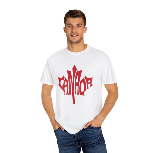 Canada Graphic T-Shirt, Unisex Tee, Garment-Dyed Style, Casual Wear, Summer Essentials, Canadian Pride, Unique Gift Idea