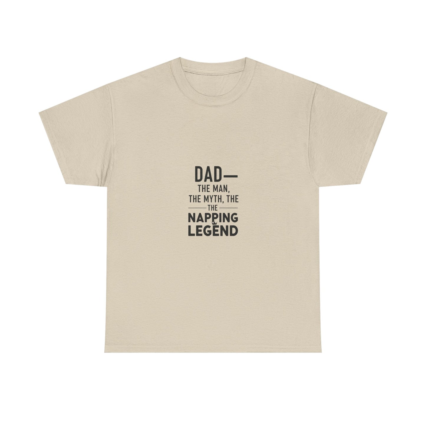 Dad Napping Legend Tee, Father's Day Gift, Funny T-Shirt, Unisex Cotton Tee, Gift for Dad, Cool Dad Shirt, Personalized Father's Day Apparel