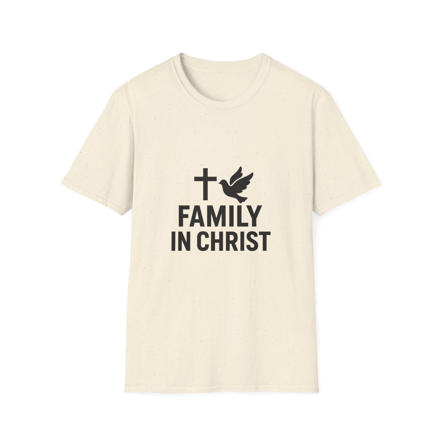 Faith-Inspired Family T-Shirt, Christian Gift, Unisex Tee for Family Events, Church Outfits, Religious Apparel