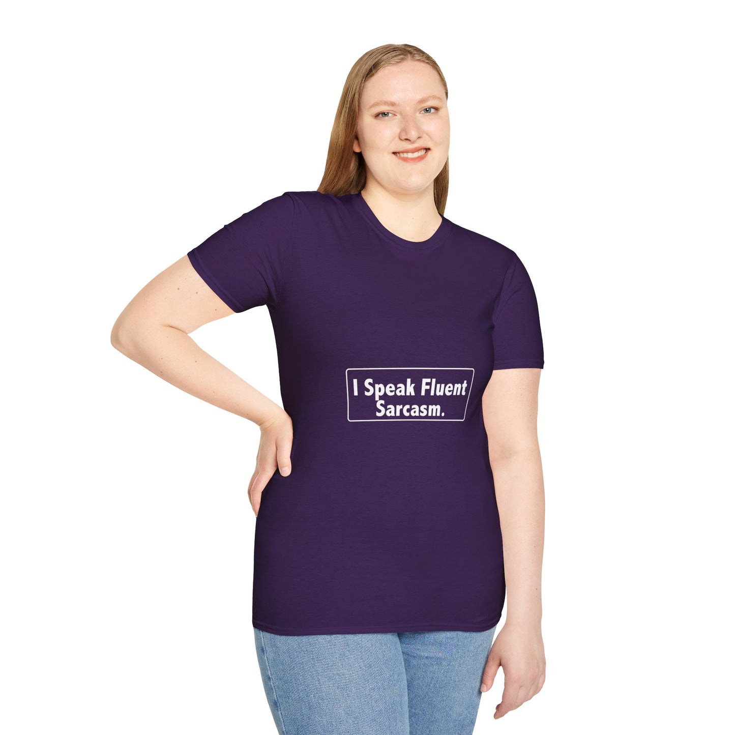I speak fluent Sarcasm - Sarcastic Humor T-Shirt | Funny Gift for Friends, Casual Wear, Birthday Present, Unisex Graphic Tee, Sarcasm Clothing