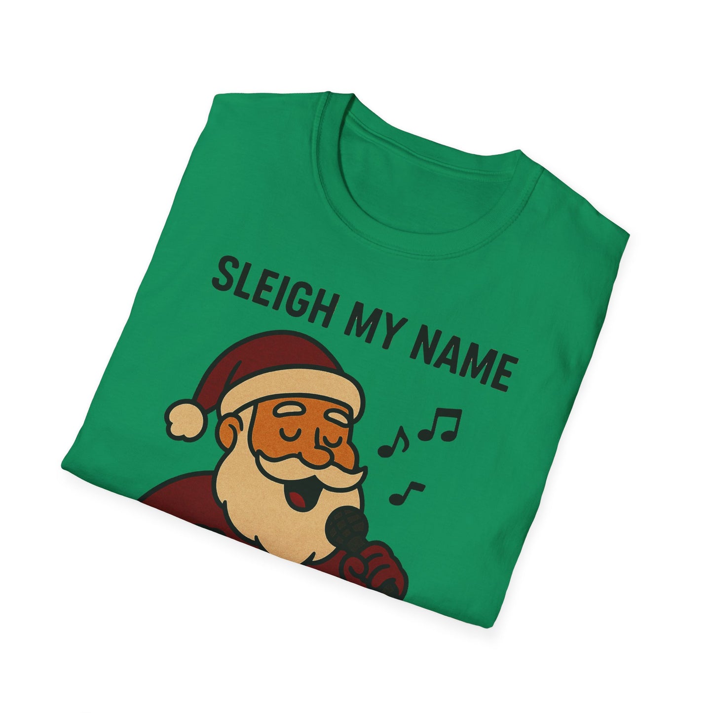 Santa Sleigh My Name Unisex T-Shirt