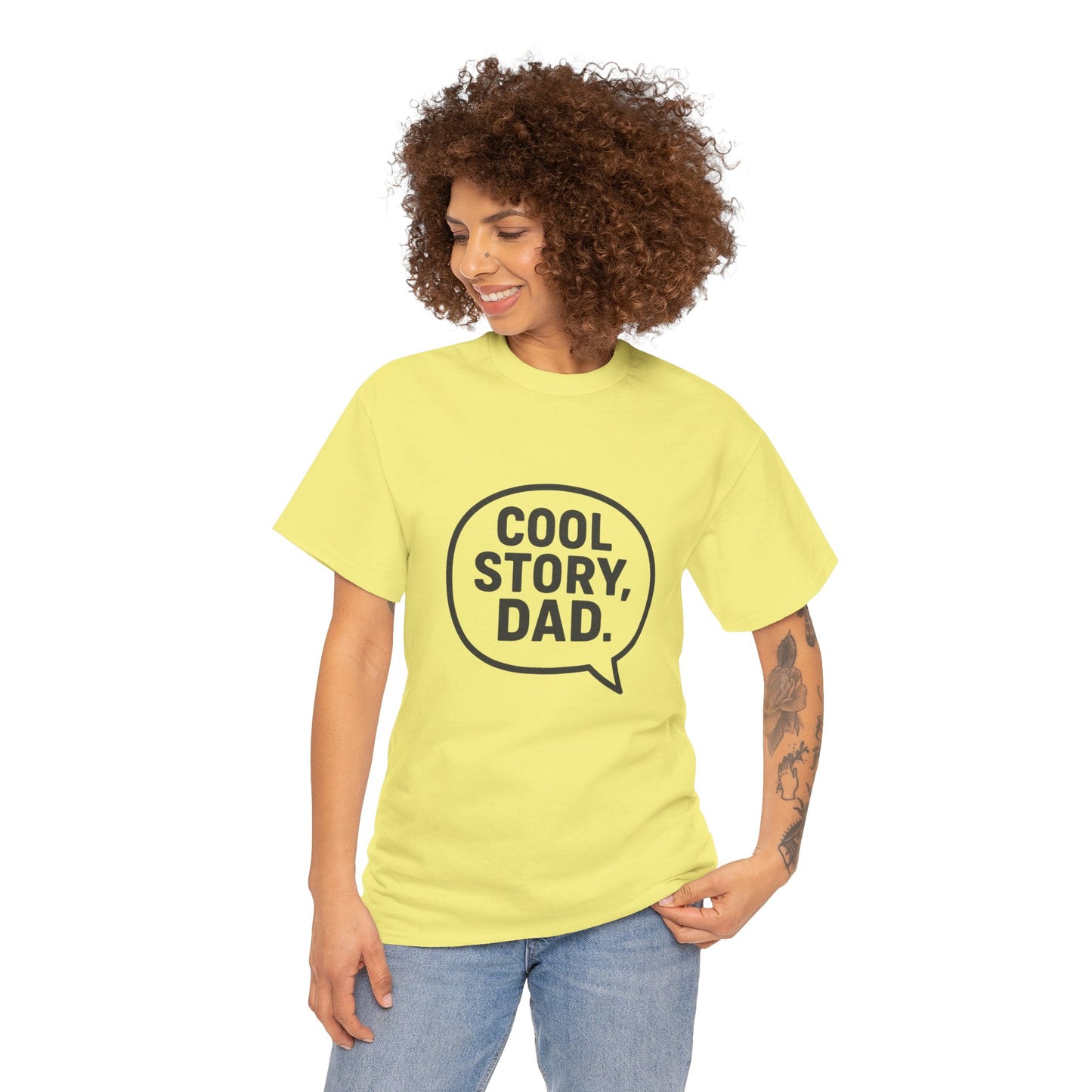 Cool Story Dad Tee | Father's Day Gift, Dad Humor Shirt, Unisex Statement Tee, Casual Gift for Him, Funny Graphic Tee