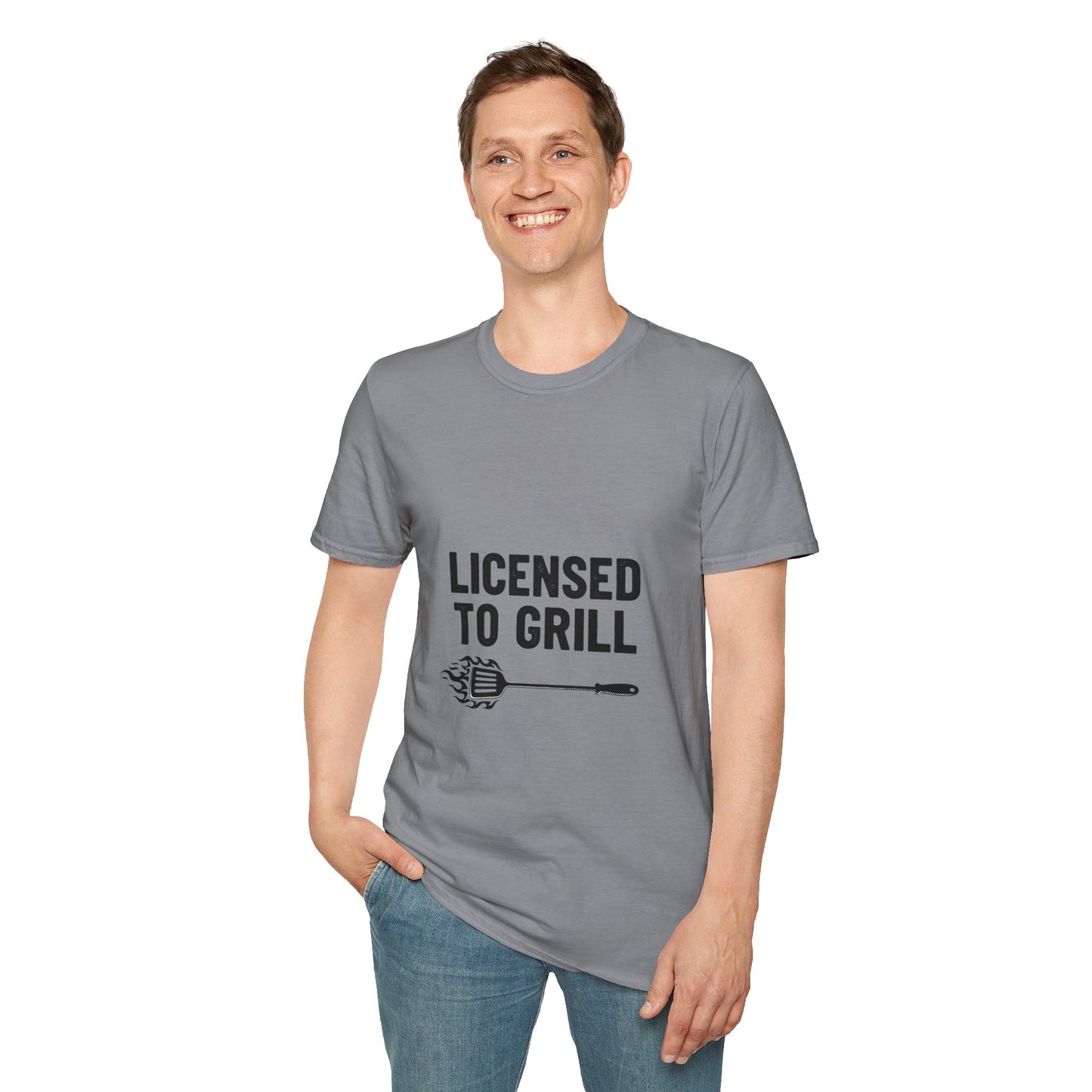 License to Grill - Unisex Softstyle T-Shirt