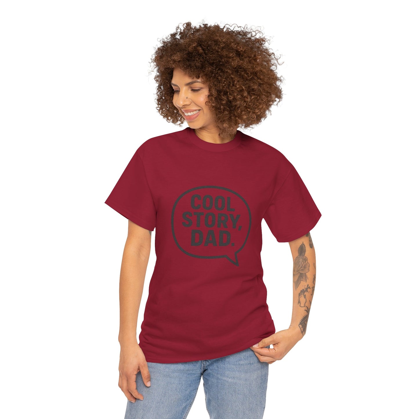 Cool Story Dad Tee | Father's Day Gift, Dad Humor Shirt, Unisex Statement Tee, Casual Gift for Him, Funny Graphic Tee