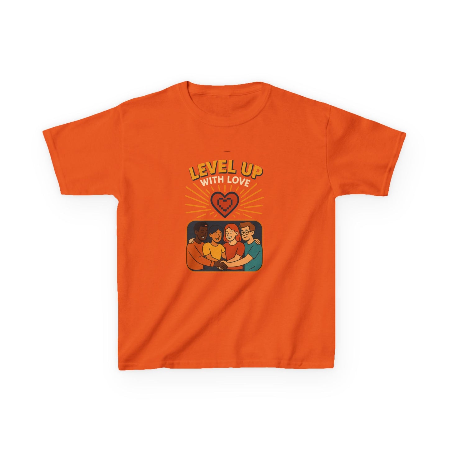 Christian Level Up Kids Tee | Fun Graphic T-Shirt for Play, Gift for Kids, Birthday Party, Family Gatherings, Casual Wear