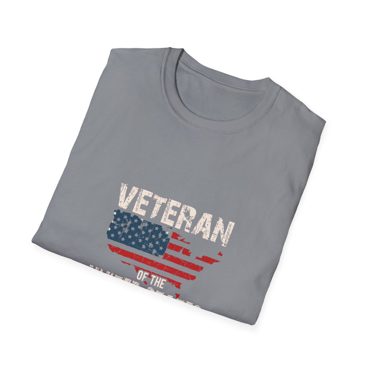 Patriotic Veteran T-Shirt for Proud Army Supporters, Military Appreciation Gift, Unisex Softstyle Tee, Memorial Day, Fourth of July, [...]