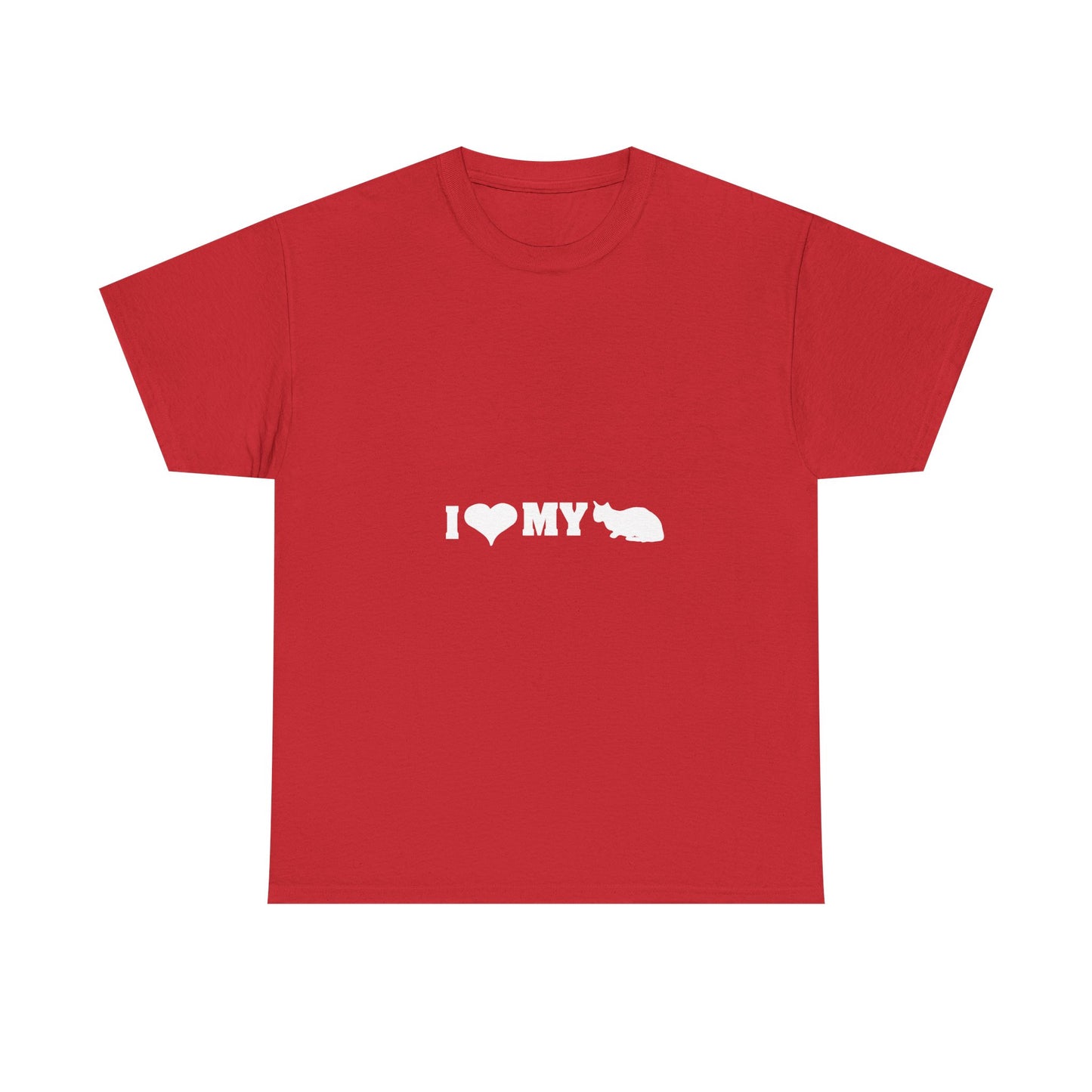 I Love My Cat Unisex Heavy Cotton Tee, Cute Animal Shirt, Gift for Pet Lovers, Funny Tee for Cat Owners, Casual Wear, Playful [...]