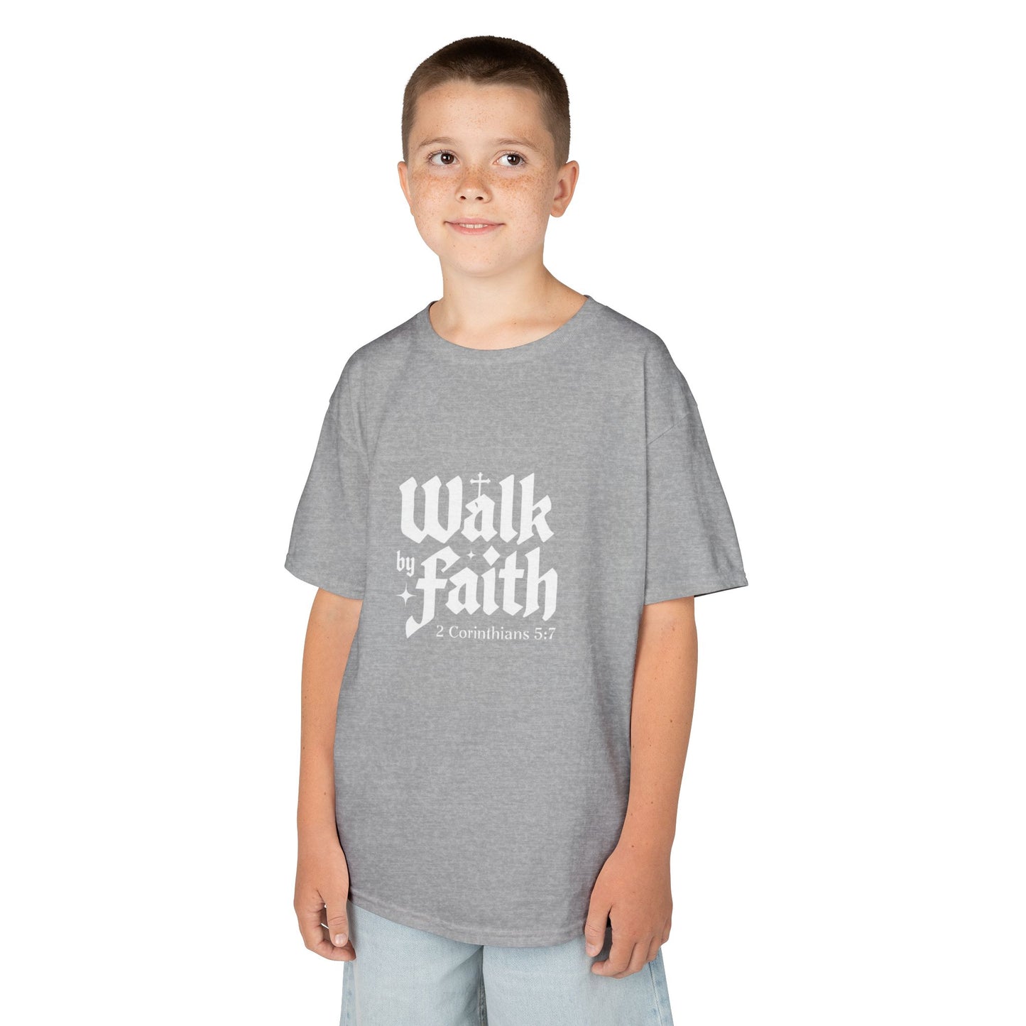 Kids Faith-Inspired Tee, Inspirational Kids Shirt, Religious T-Shirt for Kids, Christian Youth Apparel, Biblical Quote Tee