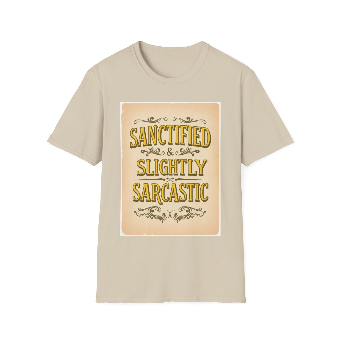 Sanctified & Slightly Sarcastic Unisex T-Shirt | Funny Graphic Tee for Everyday Wear, Gift for Friends, Humor Shirt, Casual Outfit, [...]